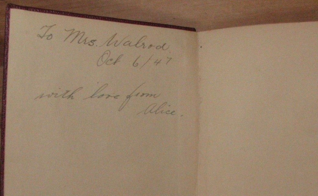 Vintage 1947 Leather Covered The Shakespeare Birthday Book – Gilt Edge at Top