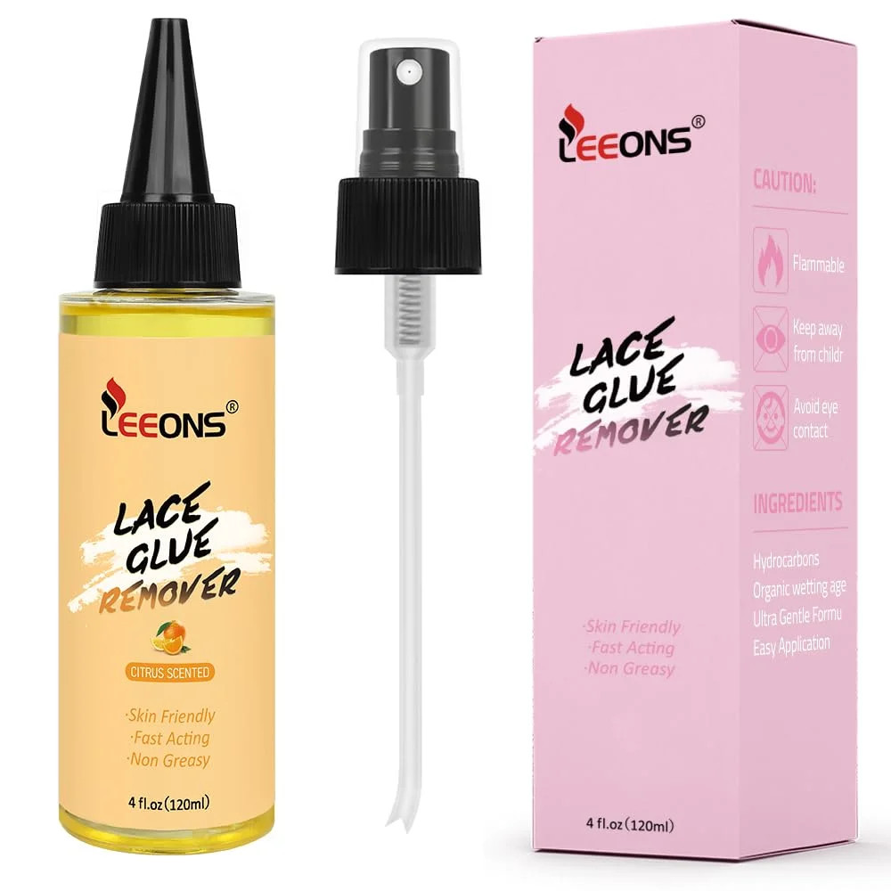 4OZ/120ML Tape Lace Remover Fast Acting/Bond Release Spray/Residue Removal Solut