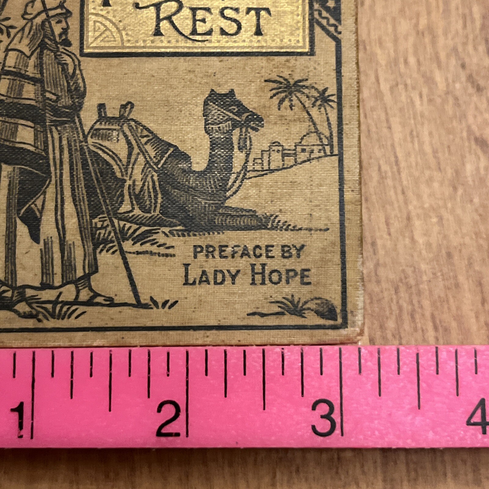The Pilgrims Rest Antique Illustrated Mini Pray book Lady Hope 3” Hardback