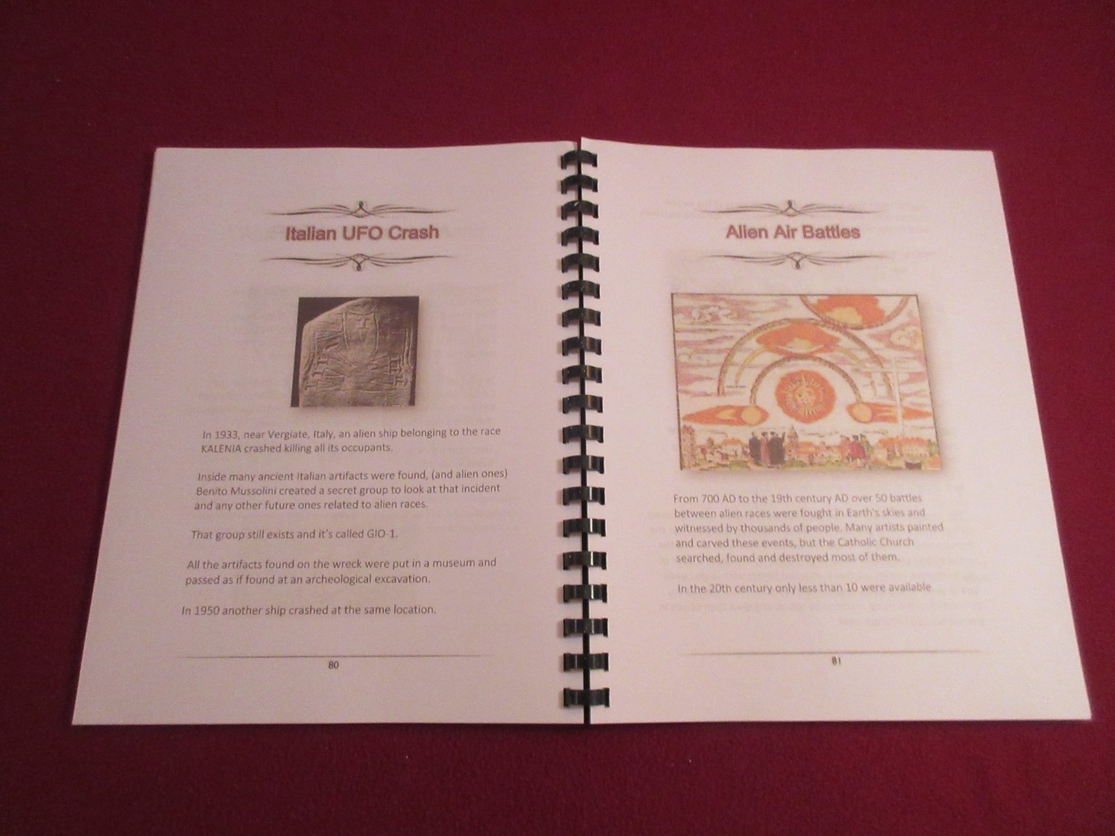 Book Of Alien Races Translated from KGB Secret Russian Book w/Pictures