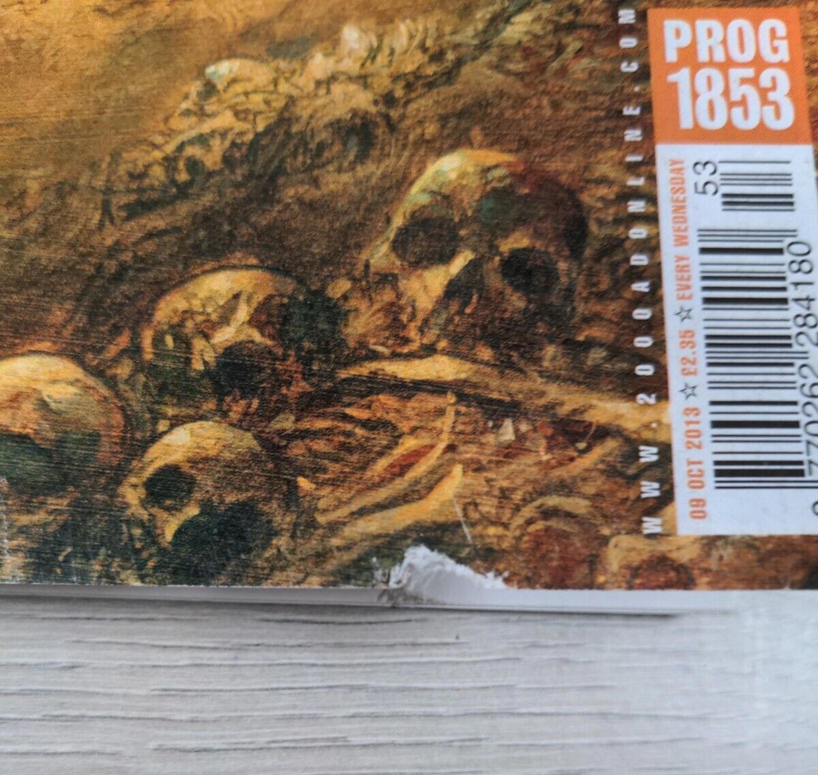 2000AD Comic King Of The Wild Frontier! Prog 1853 Date 9th October 2013