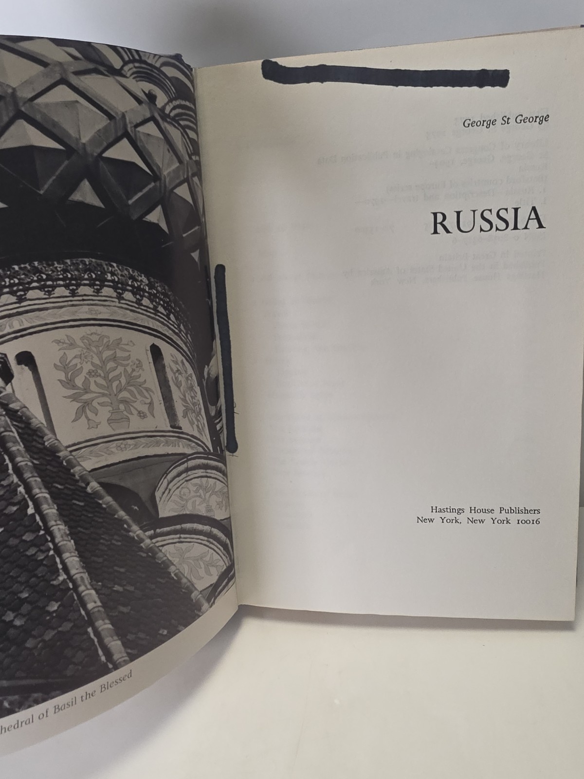 Russia by George St George (1973 Hardcover)