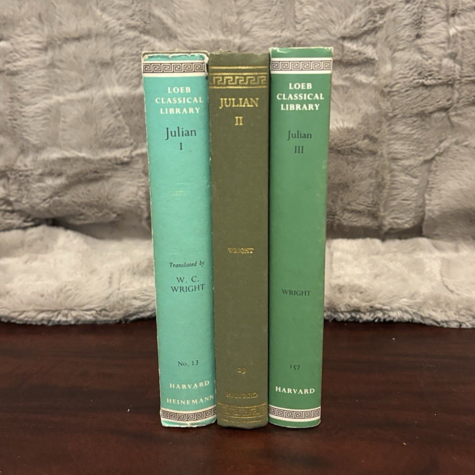Loeb Classical Library Julian Volumes I-III Hardcover Box Set (Harvard)
