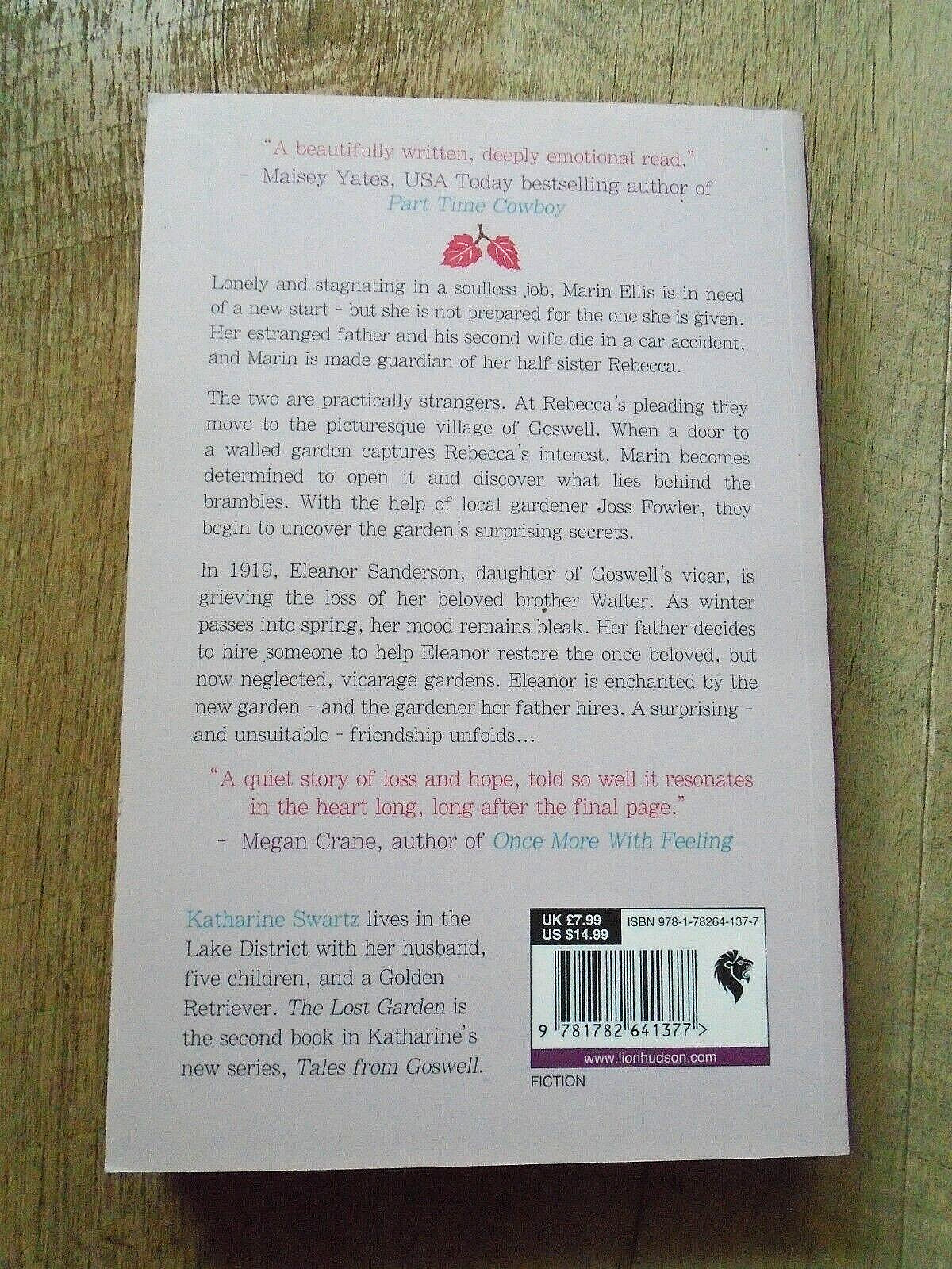 The Lost Garden Tales from Goswell Paperback First Edition By Swartz, Katharine