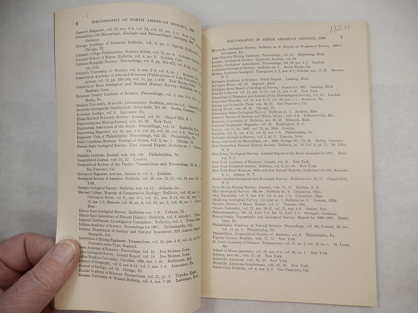USGS Bulletin 409, Bibliography of North American Geology for 1908 & Index, 1909