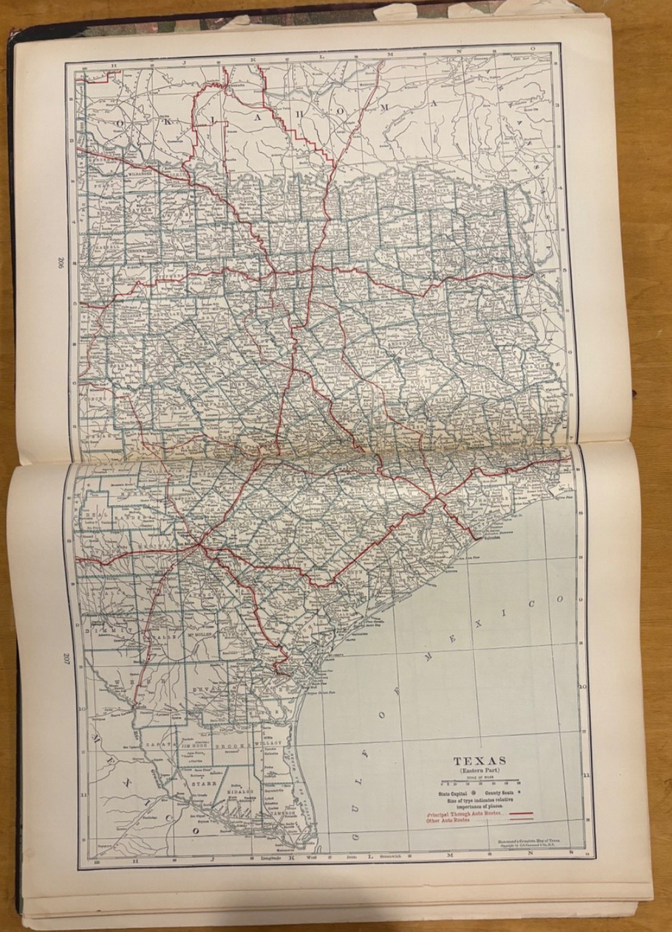 Doubleday Page & Co’s Geographical Manual and New Atlas 1917 Vintage, 392 pp