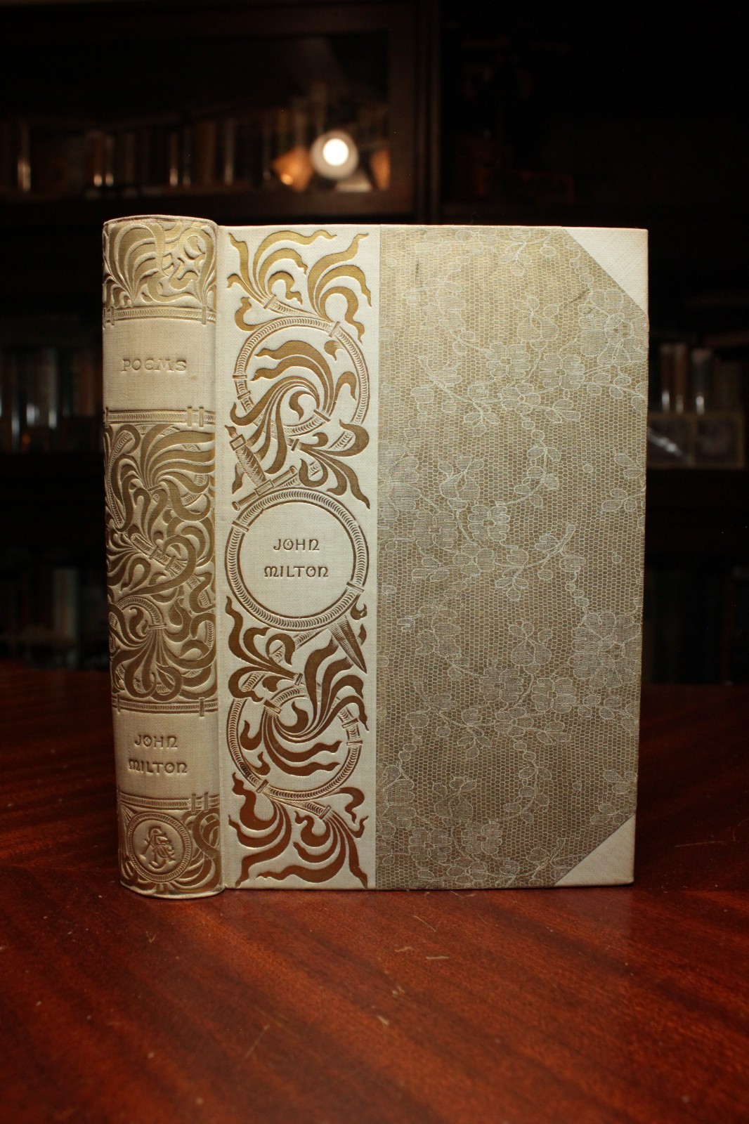 c1890 The Poetical Works of John Milton Fine Binding Stokes