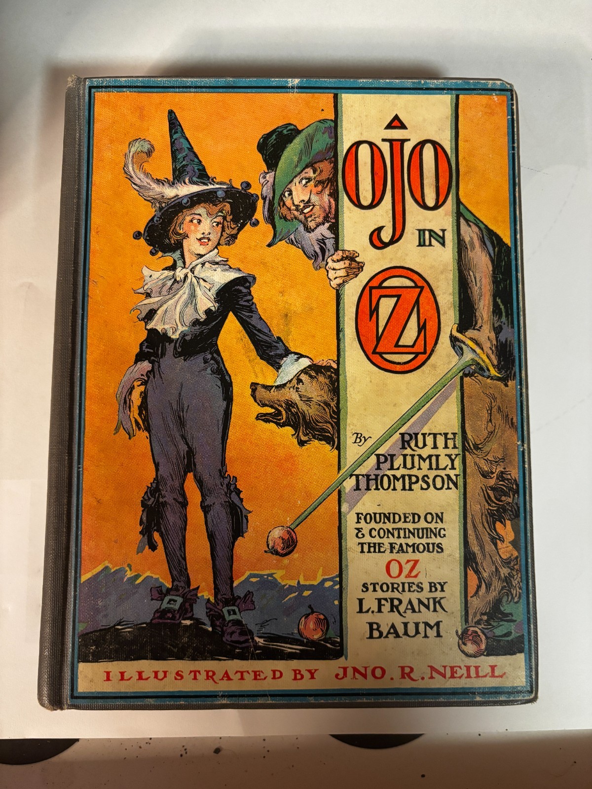1933 OJO IN OZ Ruth Plumly Thompson 1st Ed 12 Color Plates John Neill VG