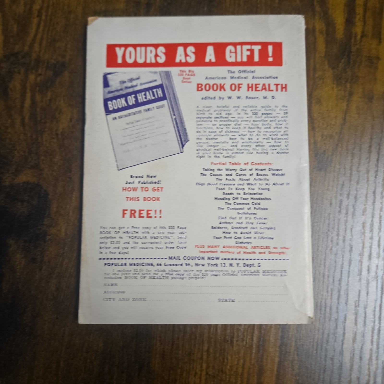 Popular Medicine Digest Magazine S** Overrated Or Underrated May 1959 Vintage.