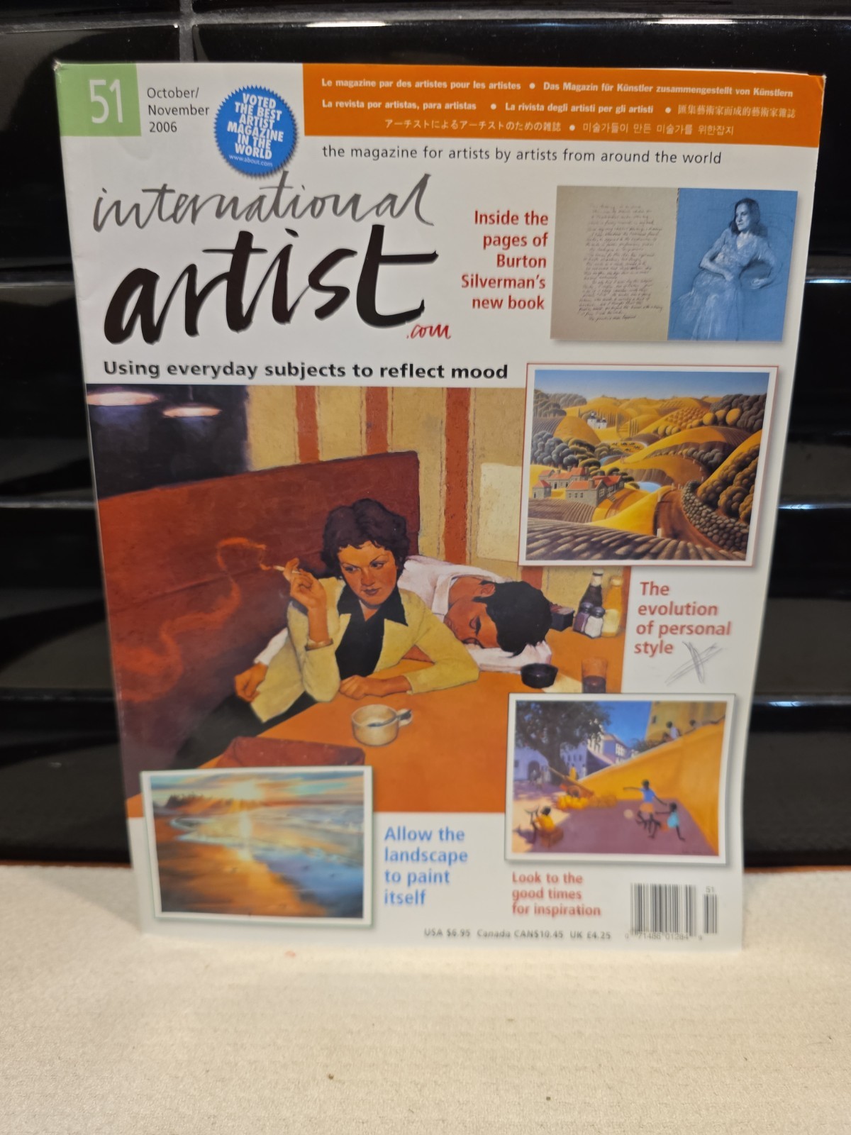 International Artist Magazine Lot of 12 Issues 2003-2009 Multi Media Tips EUC
