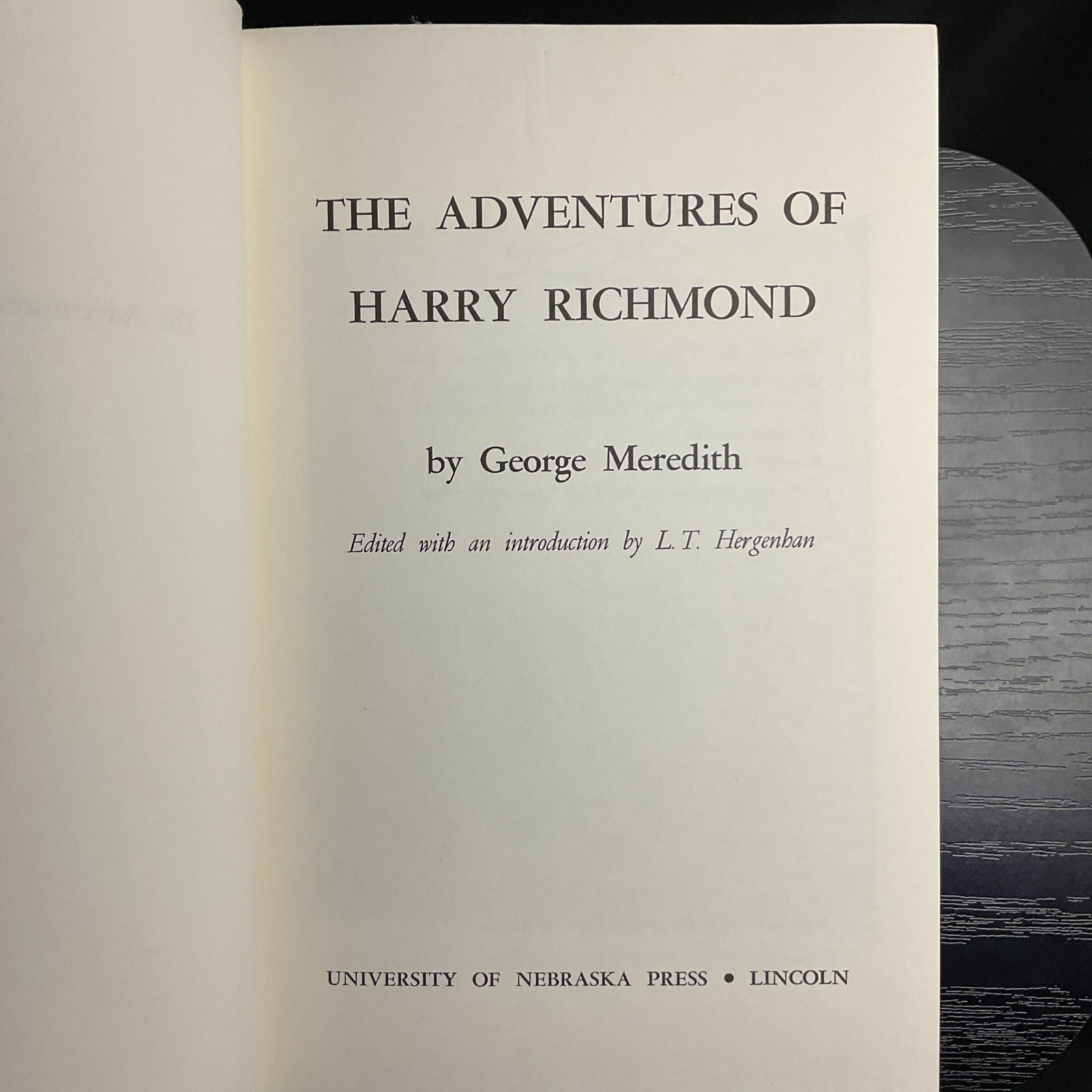 THE ADVENTURES OF HARRY RICHMOND 1970 Meredith & L. T. Hergenhan VTG HCDJ