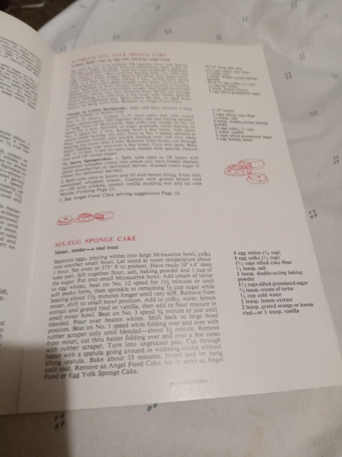 1957 Sunbeam Mixmaster Instruction and Recipes Vintage Cook Book