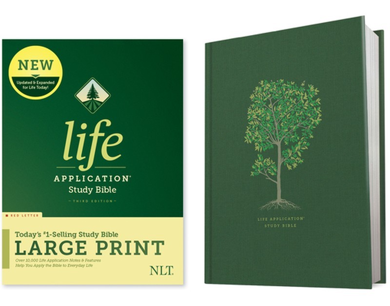 NLT Life Application Study Bible, Third Edition, Large Print (Red Letter, Hardco