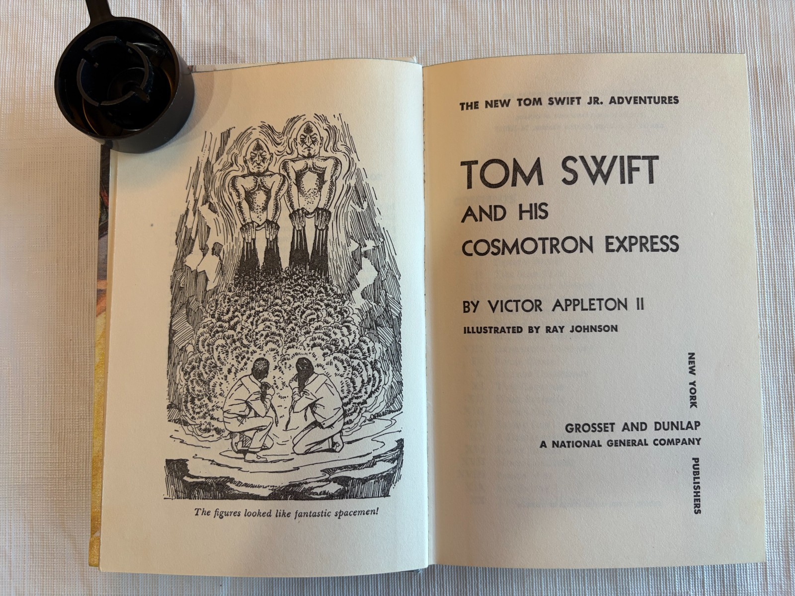 Tom Swift Books #30 G-Force Inverter #31 Dyna-4 Capsule #32 Cosmotron Express G+