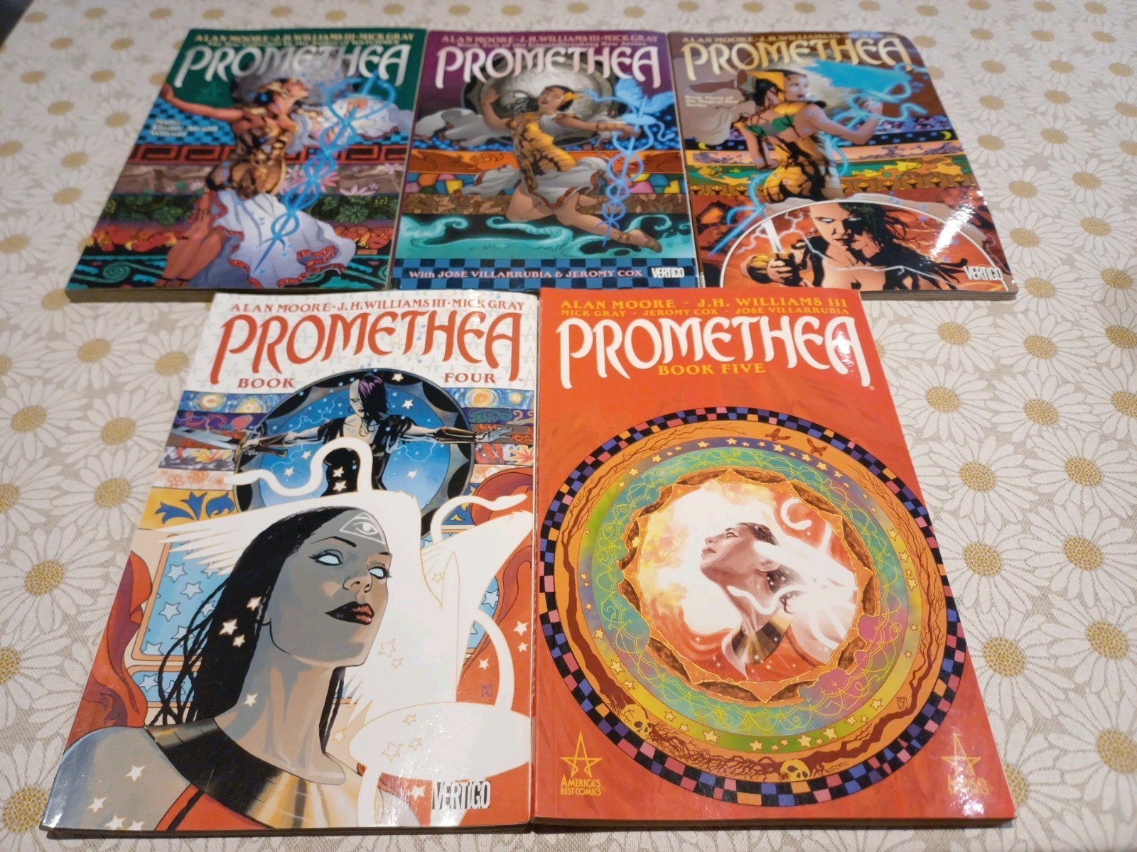 Promethea By Alan Moore Set 1-5 Graphic Novels