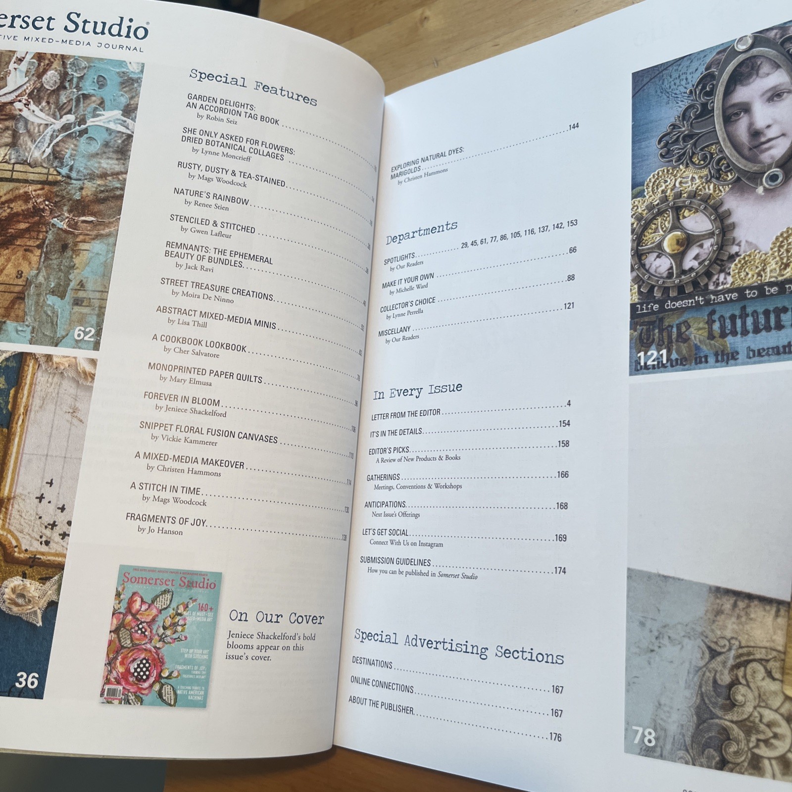 SOMERSET STUDIO Magazine Stampington WINTER 2023 Art MIXED MEDIA Vol 27 Issue 4