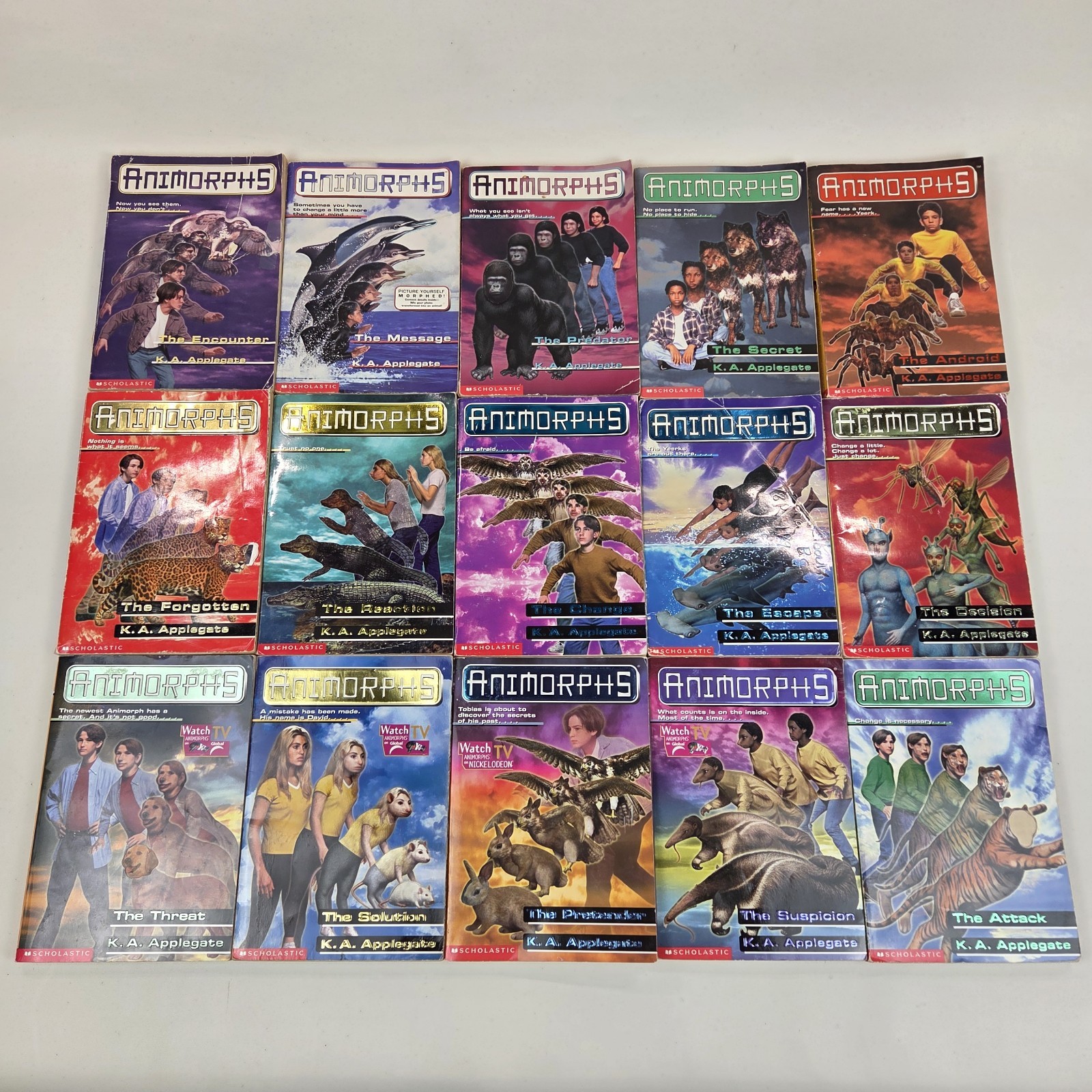 Animorphs 32 Paperback Book Lot Applegate Vintage 90’s Scholastic