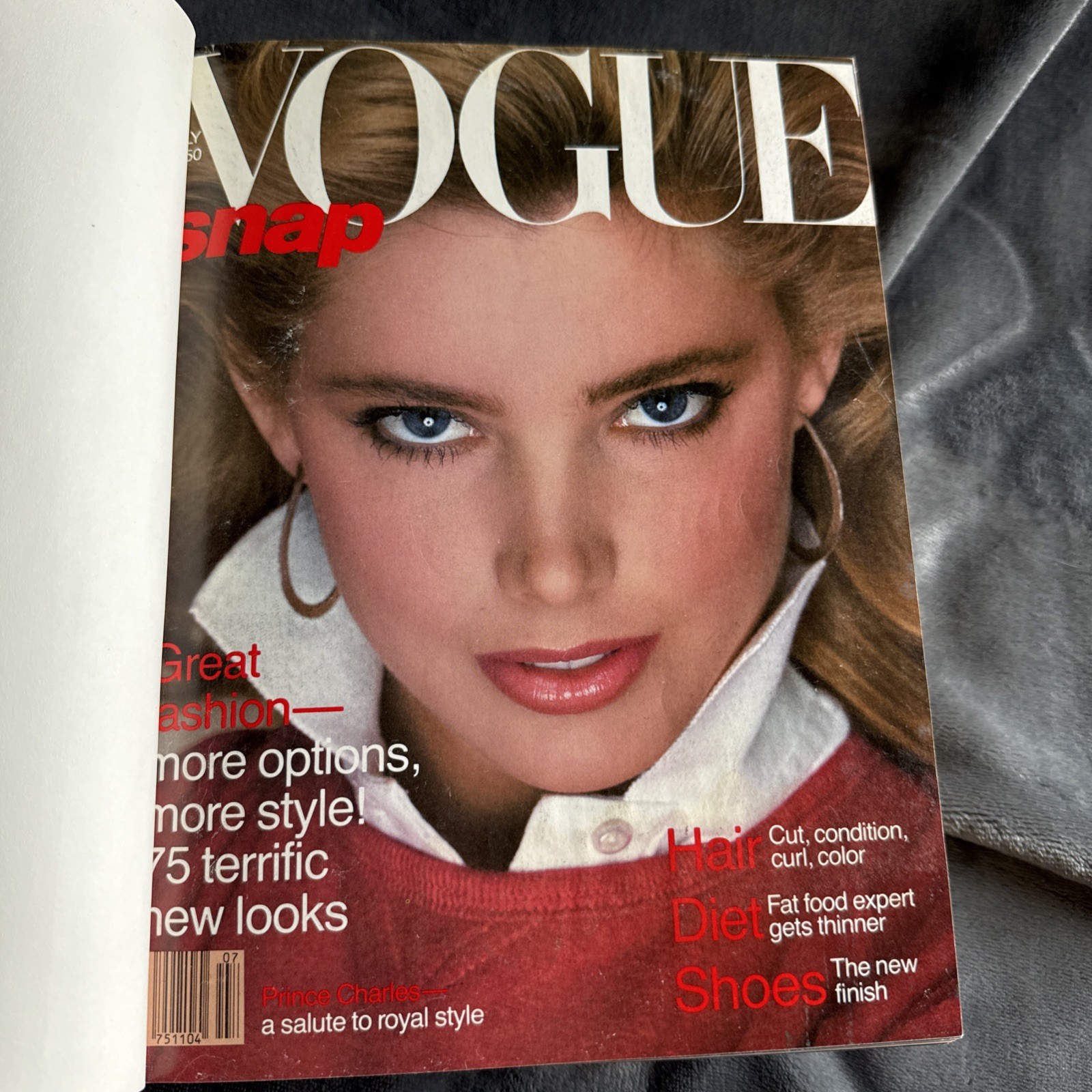 “Vogue Magazine Bound Set x 6 Issues” July-December 1981
