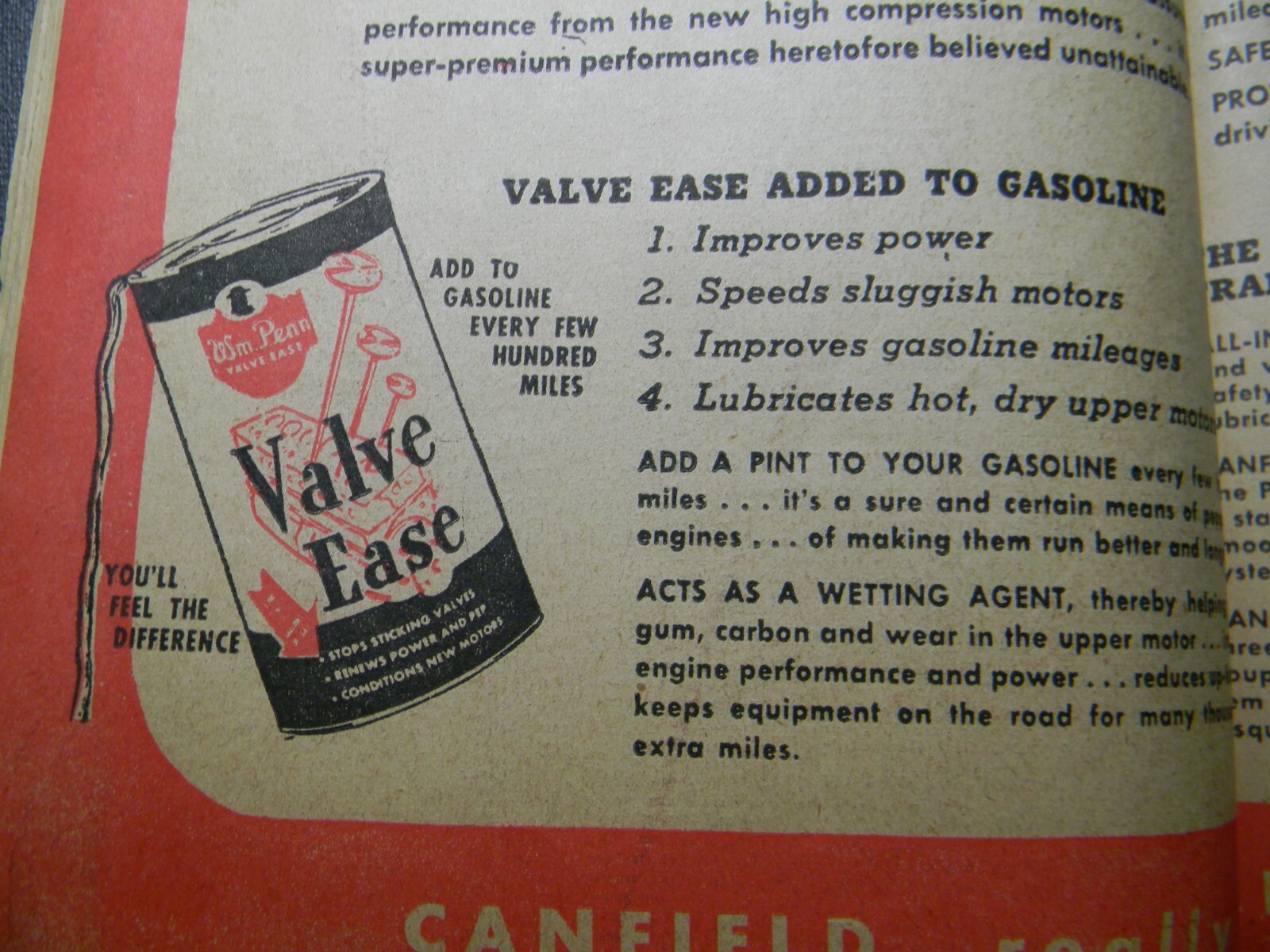 1952 Canfield Oil Co. Book of Household Hints 47 pages Chicago area
