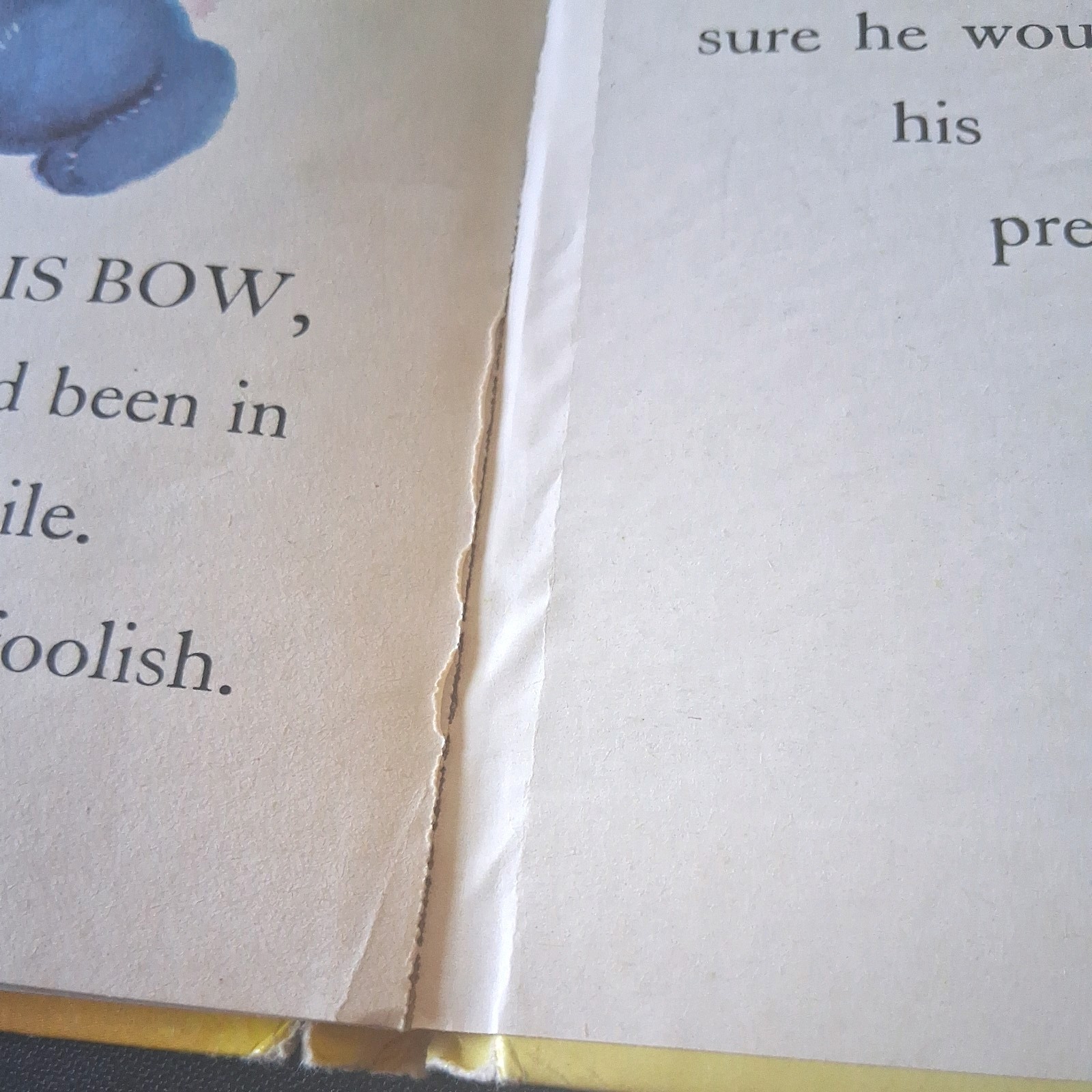BUNNY BLUE 8023 Rand McNally Junior Elf Book 1946