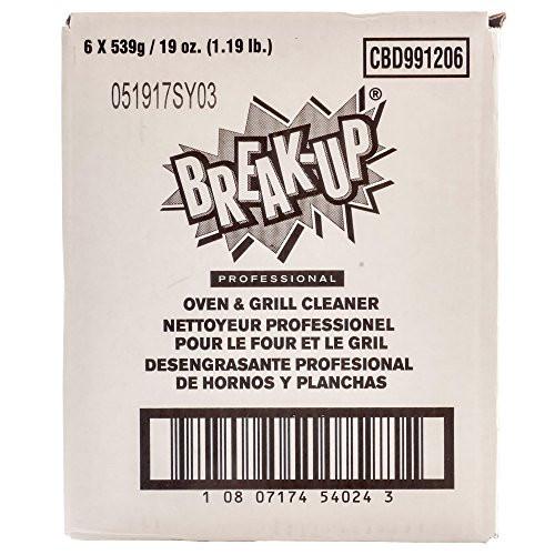 Diversey Break-Up Professional Oven & Grill Cleaner, Aerosol, 19 oz. 6 Pack