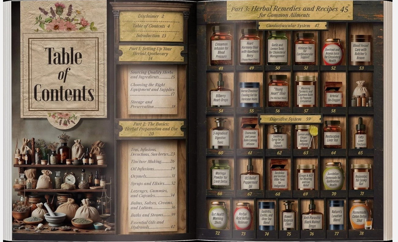 Forgotten Home Apothecary: 250 Effective Natural Remedies for Your Wellbeing