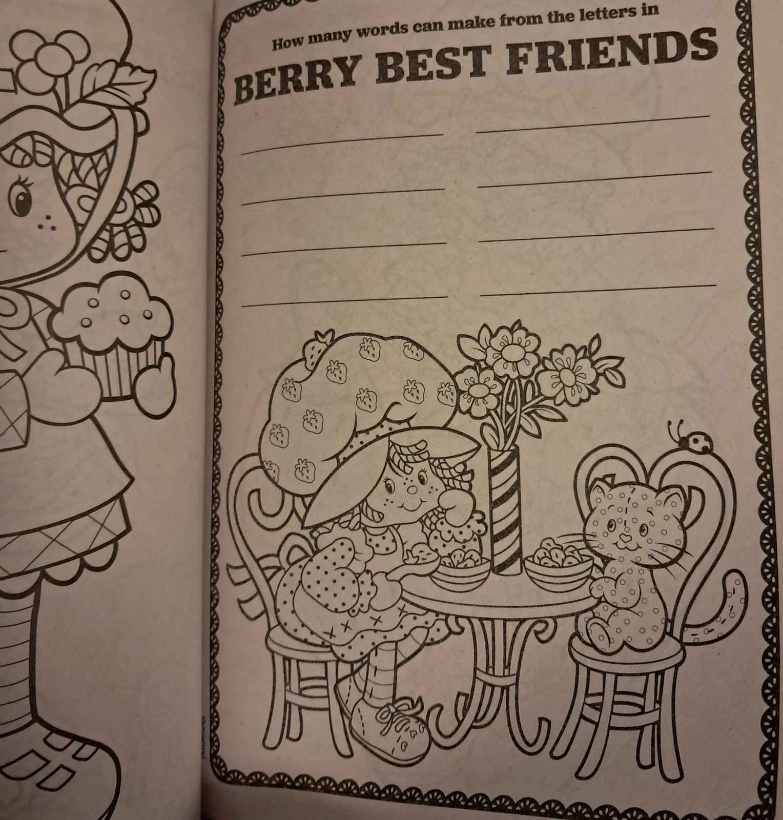 ❤️ THE WORLD Of ●STRAWBERRY SHORTCAKE● 🍓•BERRY BESTIES Coloring/Activity Book.