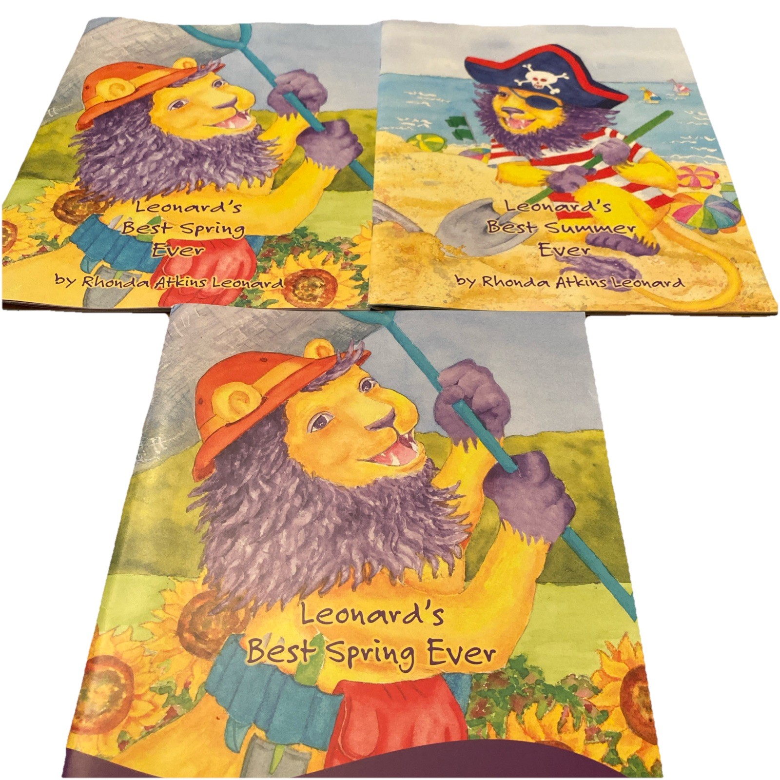 Leonard’s Best Spring Best Summer Ever Activity 3 Book Set Children