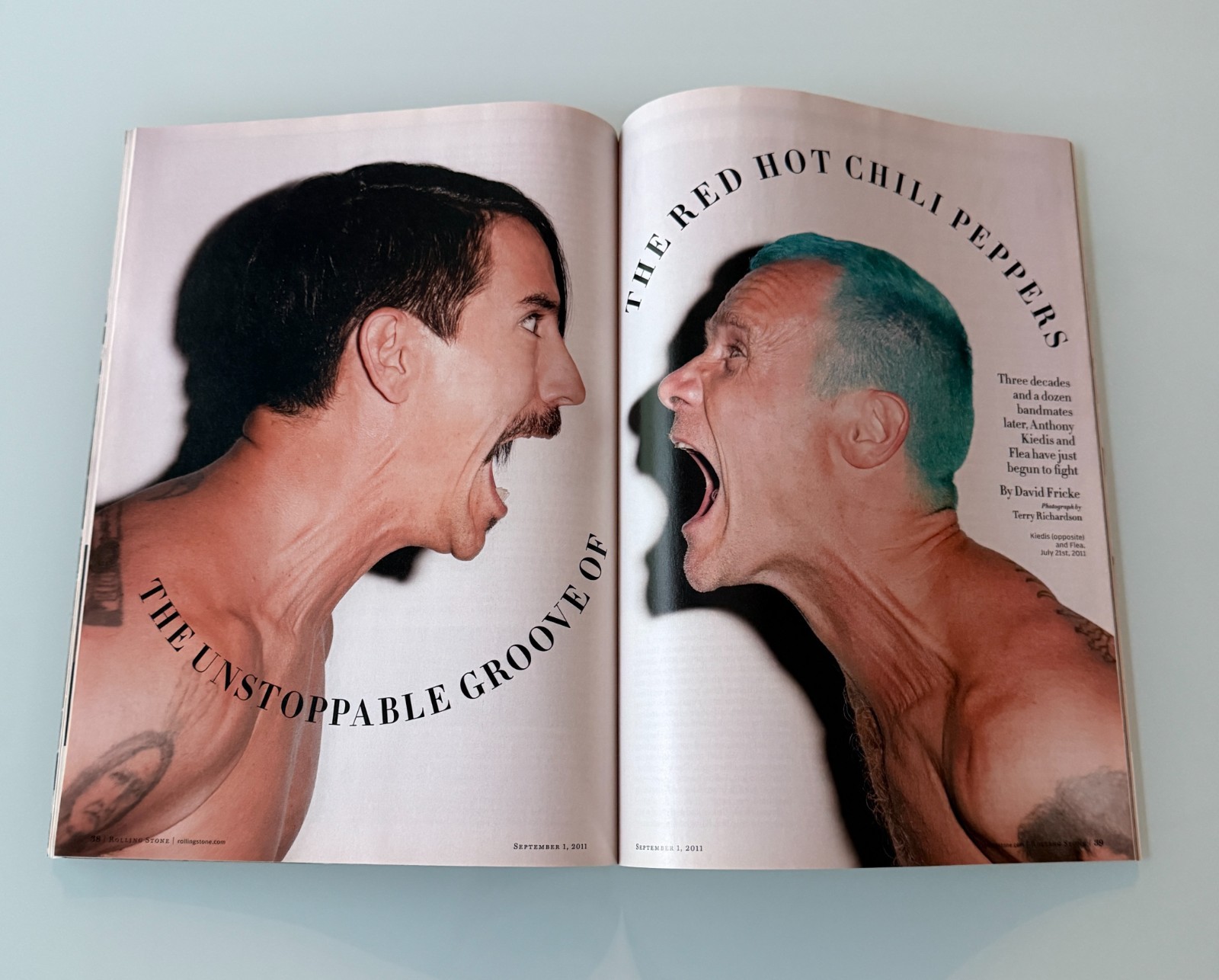 ROLLING STONE- Red Hot Chilli Peppers- Issue # 1138 September 1st 2011