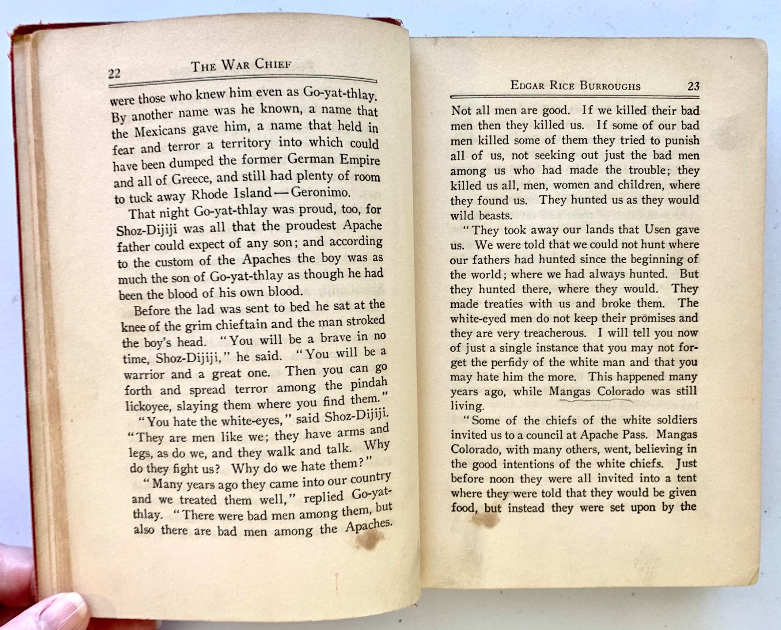 Two EDGAR RICE BURROUGHS Western Novels – Grosset & Dunlap 1st reprint editions