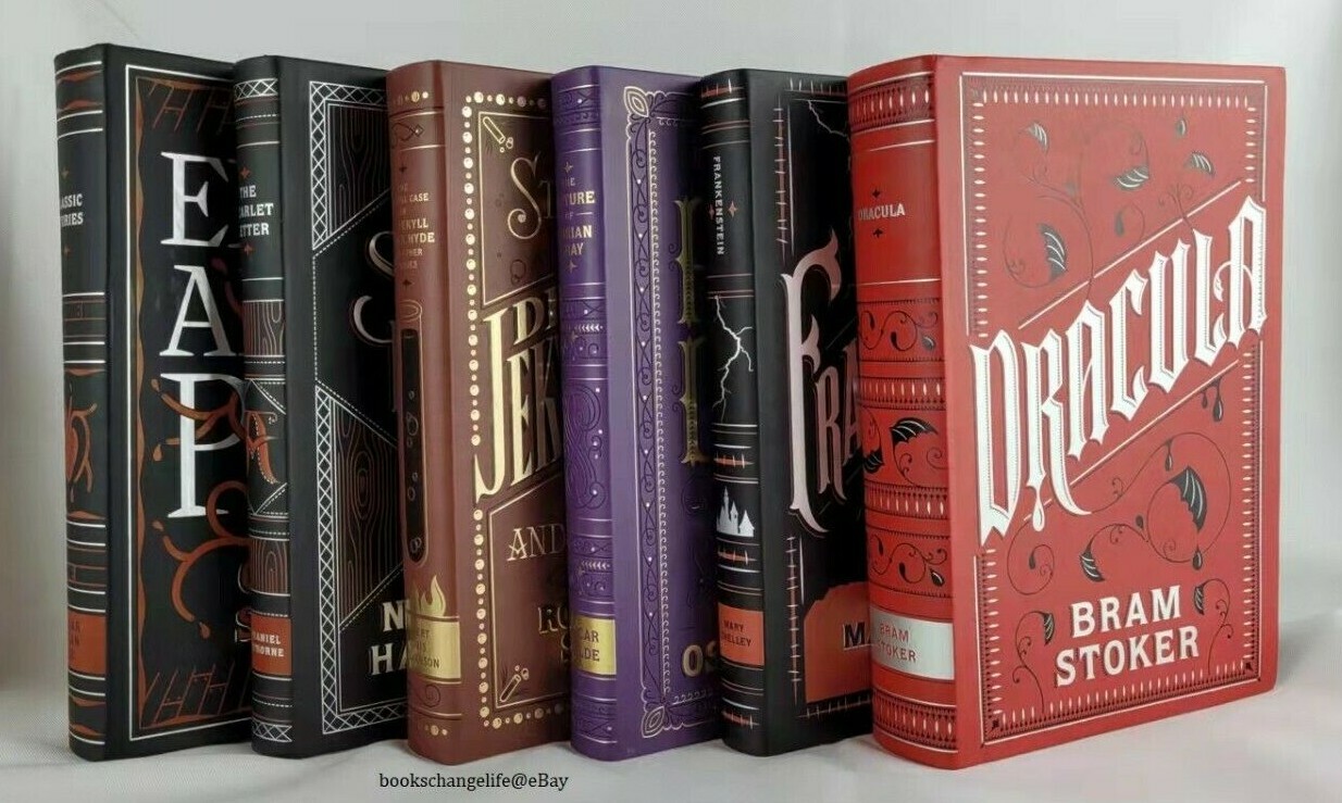 Set of 6 Flexibound Classics: DRACULA FRANKENSTEIN SCARLET LETTER +3 ~Brand NEW~
