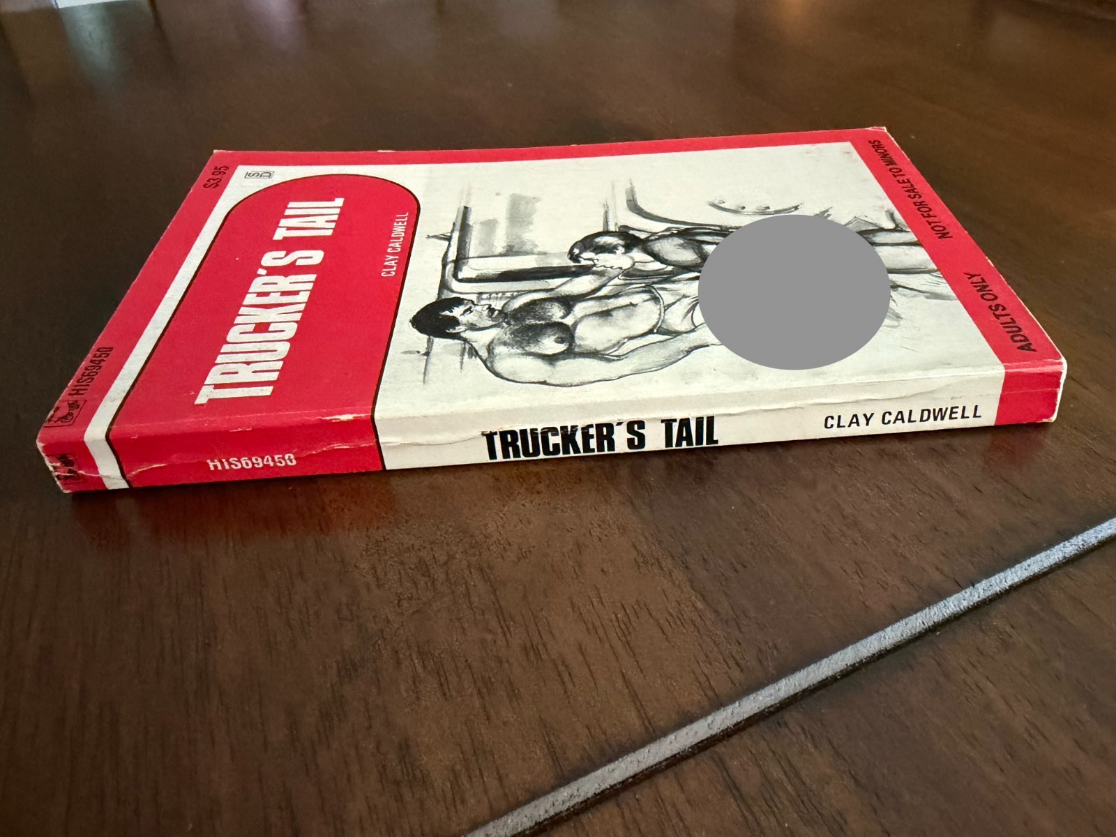 TRUCKER’S TAIL by Clay Caldwell HIS69450 Gay Pulp Paperback 1982 VG see pics
