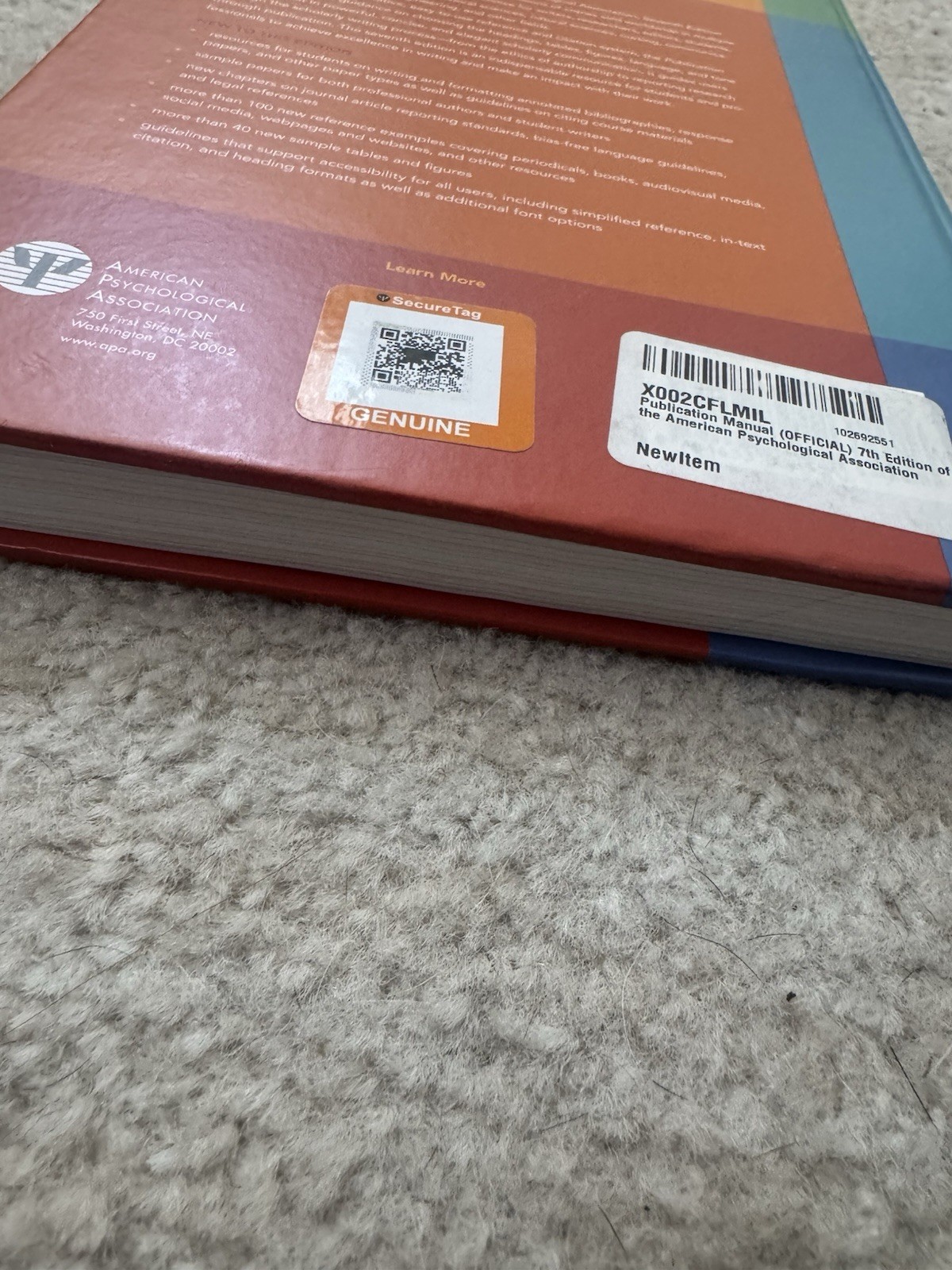 Publication Manual of the APA, 7th Edition (Hardcover, 2020) Guide to APA Style