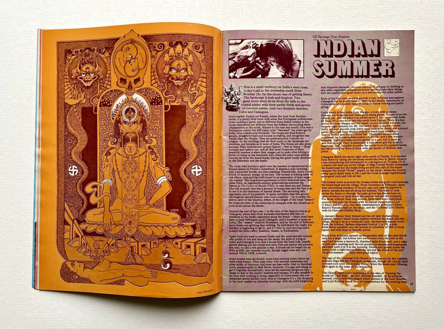 OZ MAGAZINE No.36 with Janis Joplin poster