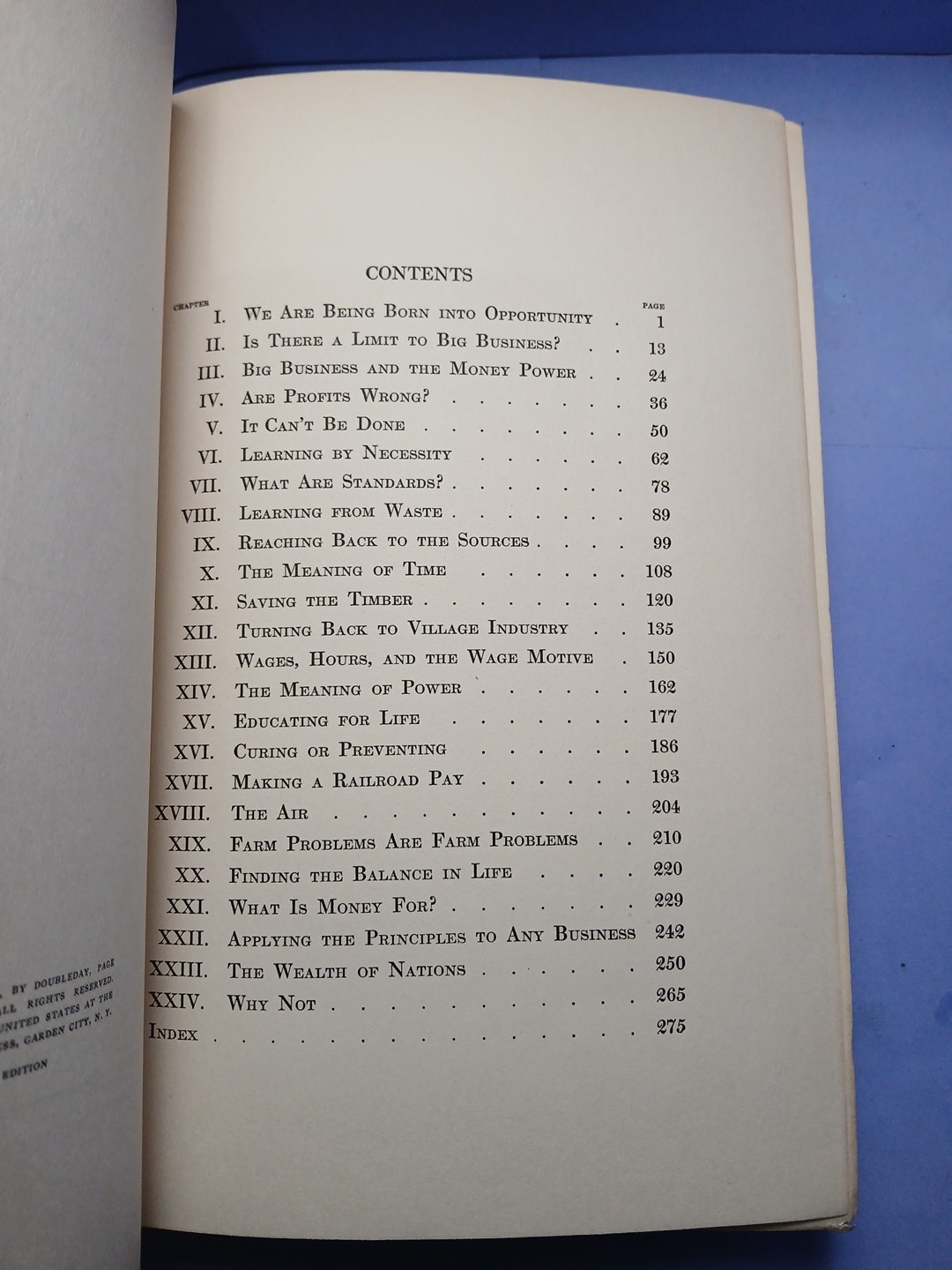 1926 1st Edition of Today and Tomorrow by Henry Ford Doubleday Hardcover