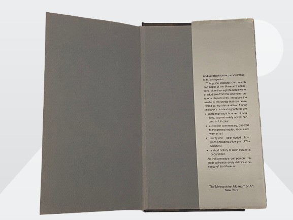 The Metropolitan Museum of Art Guide Book 2nd Printing 1984 Hardcover 432 Pages