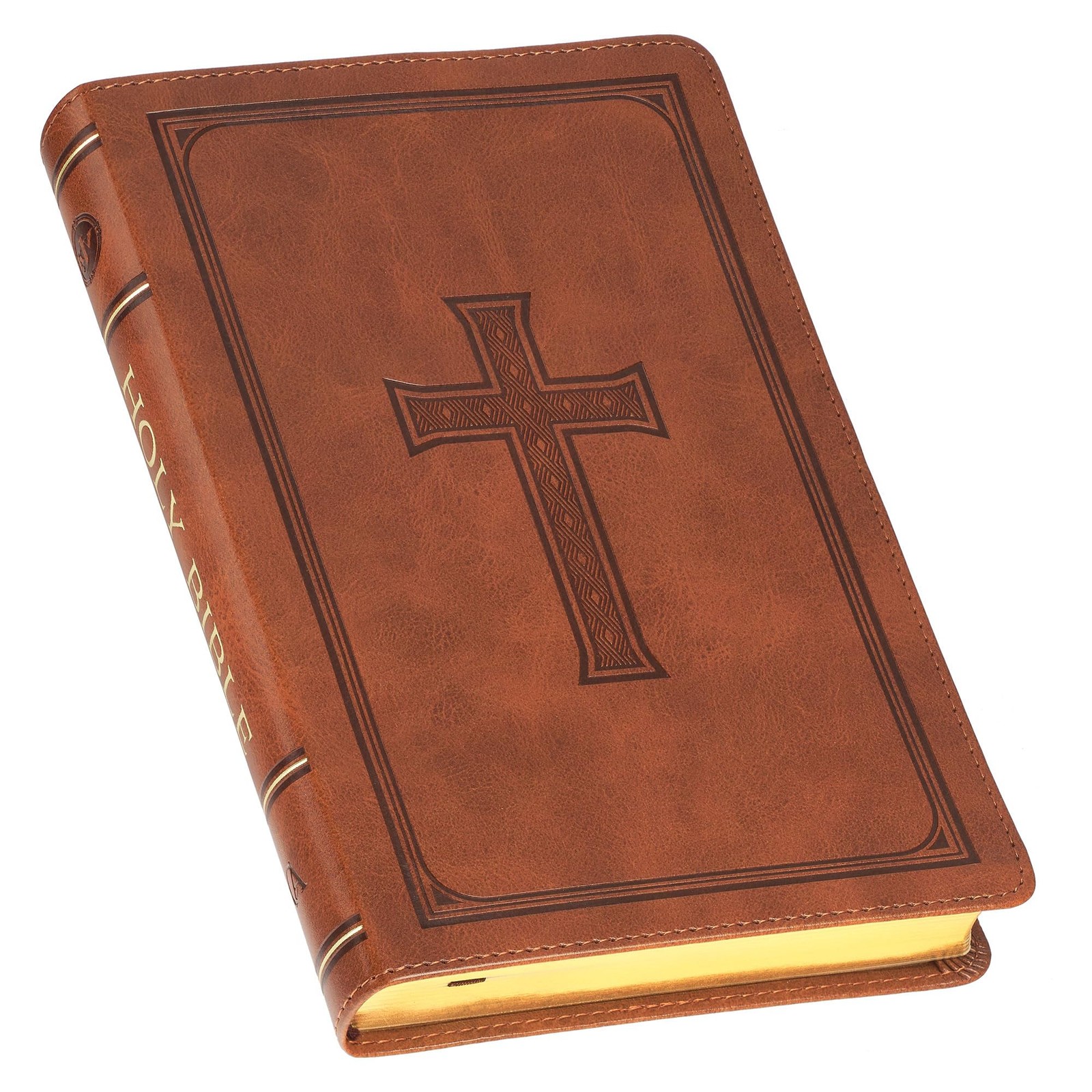 KJV Holy Bible, Standard Size Faux Leather Red Letter Edition Thumb Index, R…