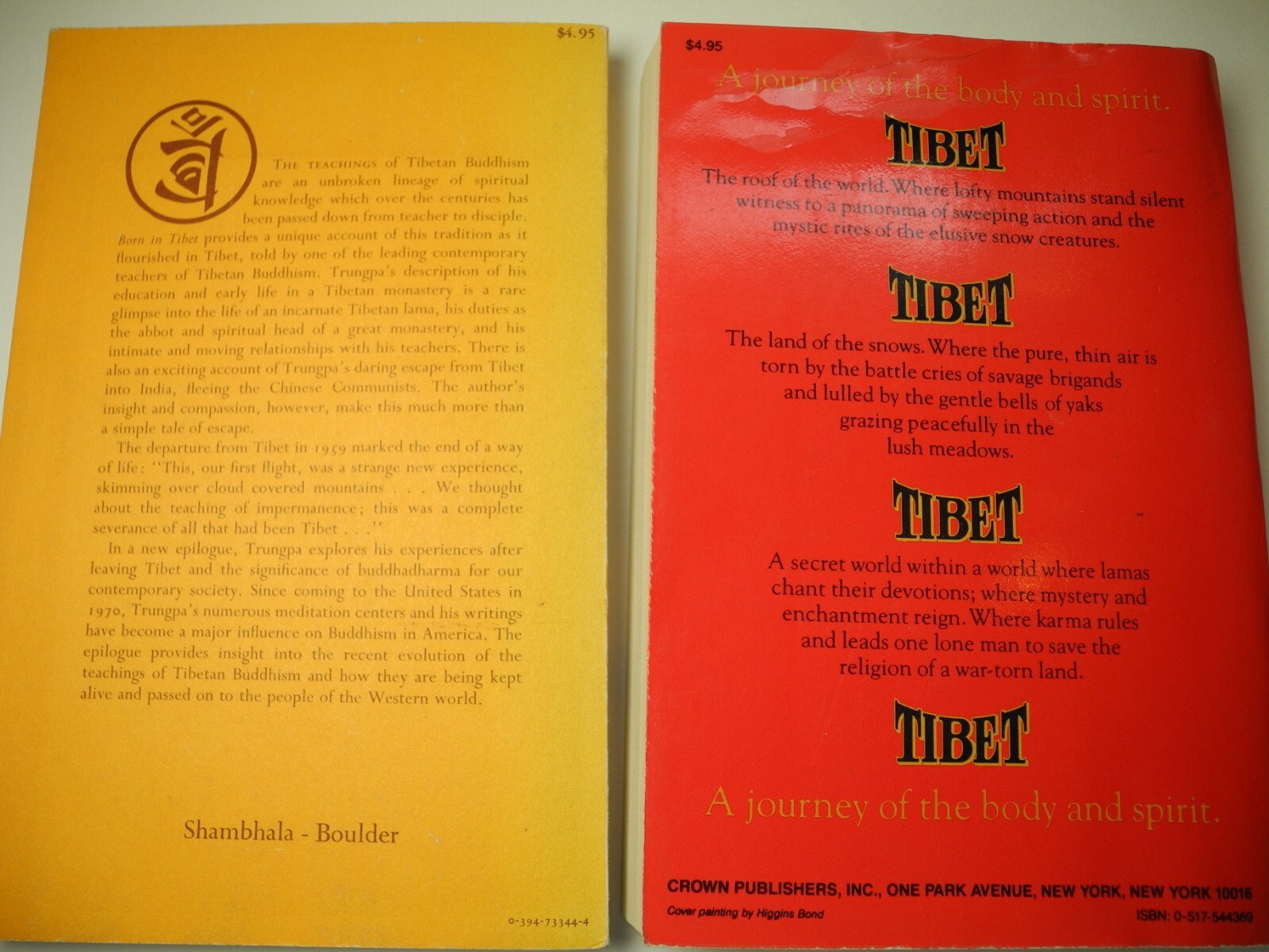 TIBET Tibetan History Vintage Book Lot Buddhism Art Philosophy Custom Old Photos