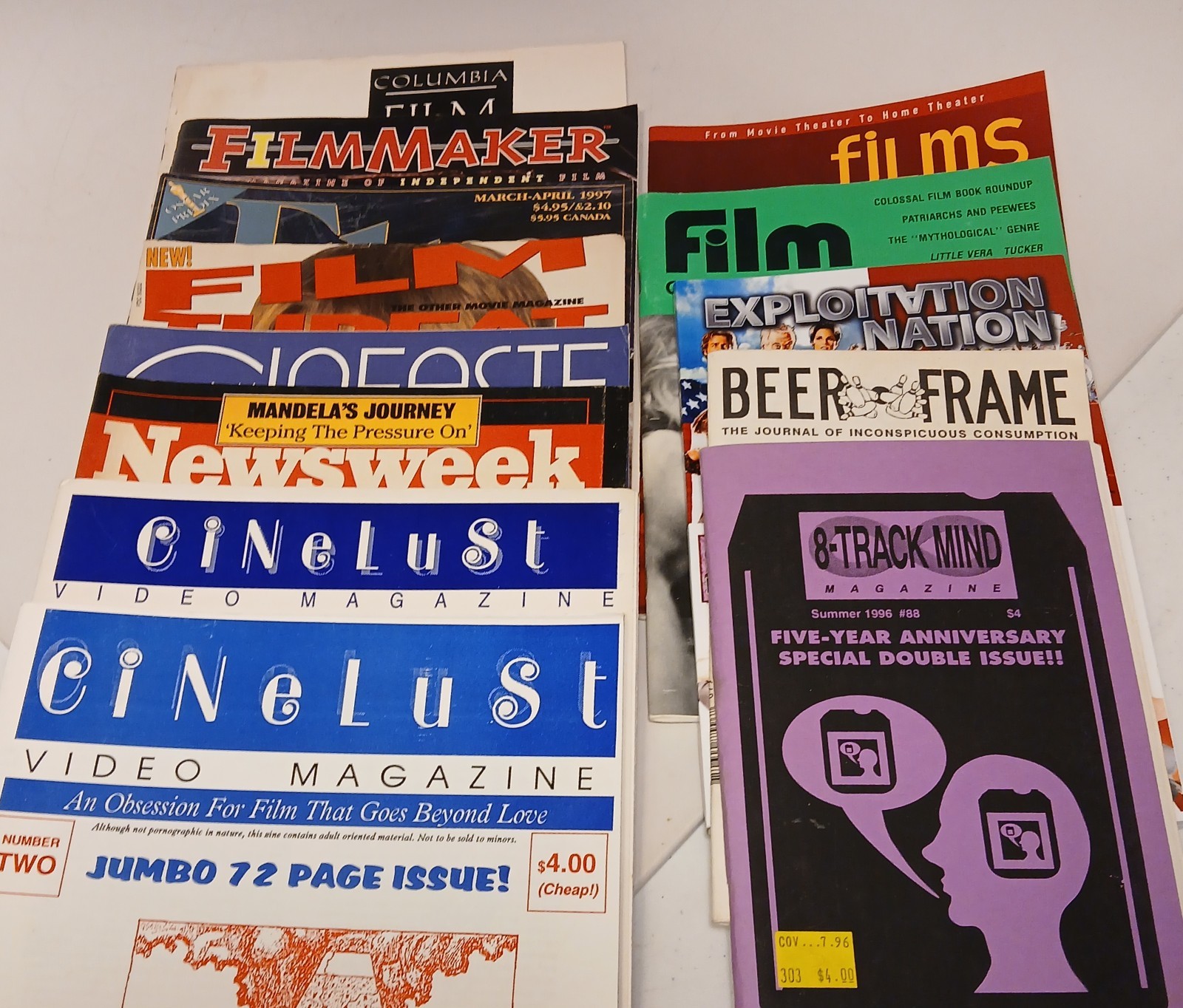 Lot 13 FILM and Culture Magazines Zines FILMMAKER Cineaste FILM THREAT Cinelust