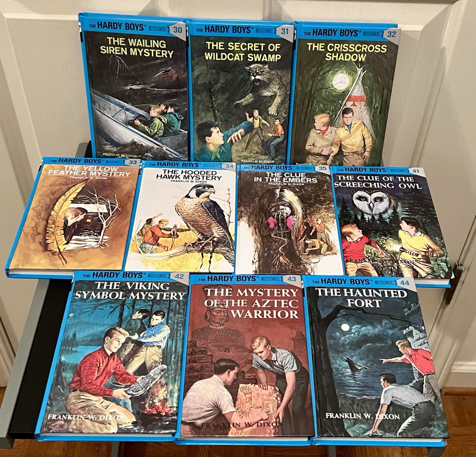 Lot of 59 Hardy Boys Hardcover, Glossy Flashlight Edition by Franklin W. Dixon