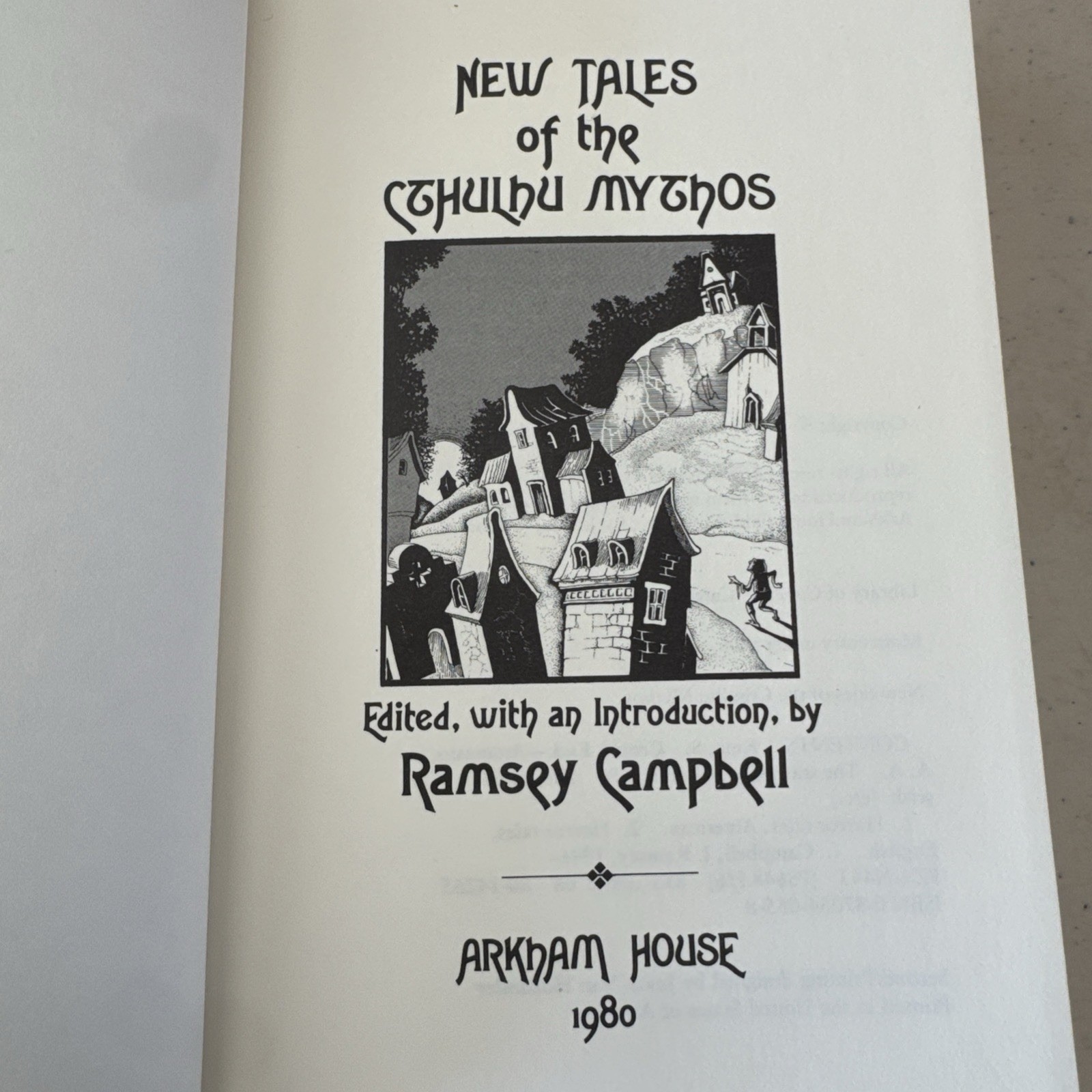 New Tales of The Cthulhu Mythos by Ramsey Campbell Hardcover Dust jacket LOOK!