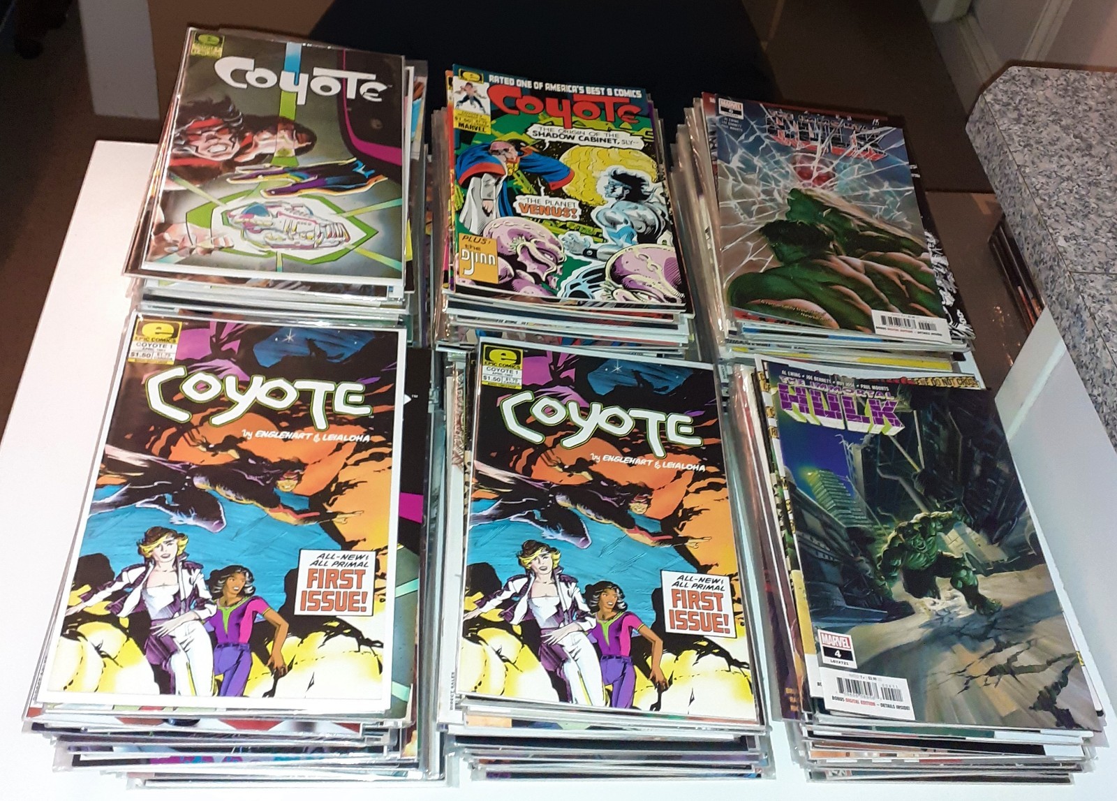 306x Huge COMICS lot 1980s 2000s Hellraiser Elektra Star Wars Hulk Vertigo Epic