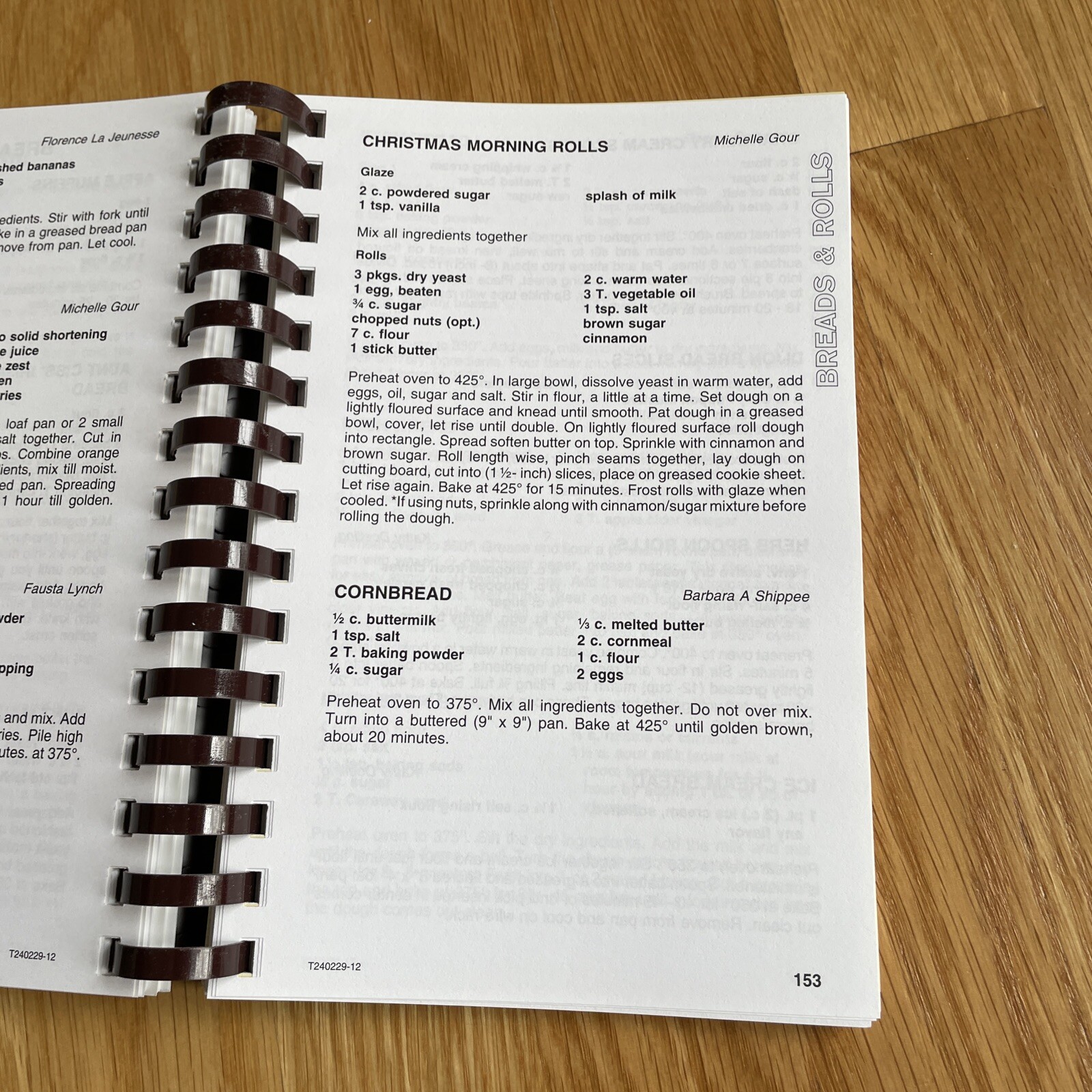 Our Lady Of The Cape Cookbook ( Brewster MA ) Spiral Bound 250 Pages 2012 147P