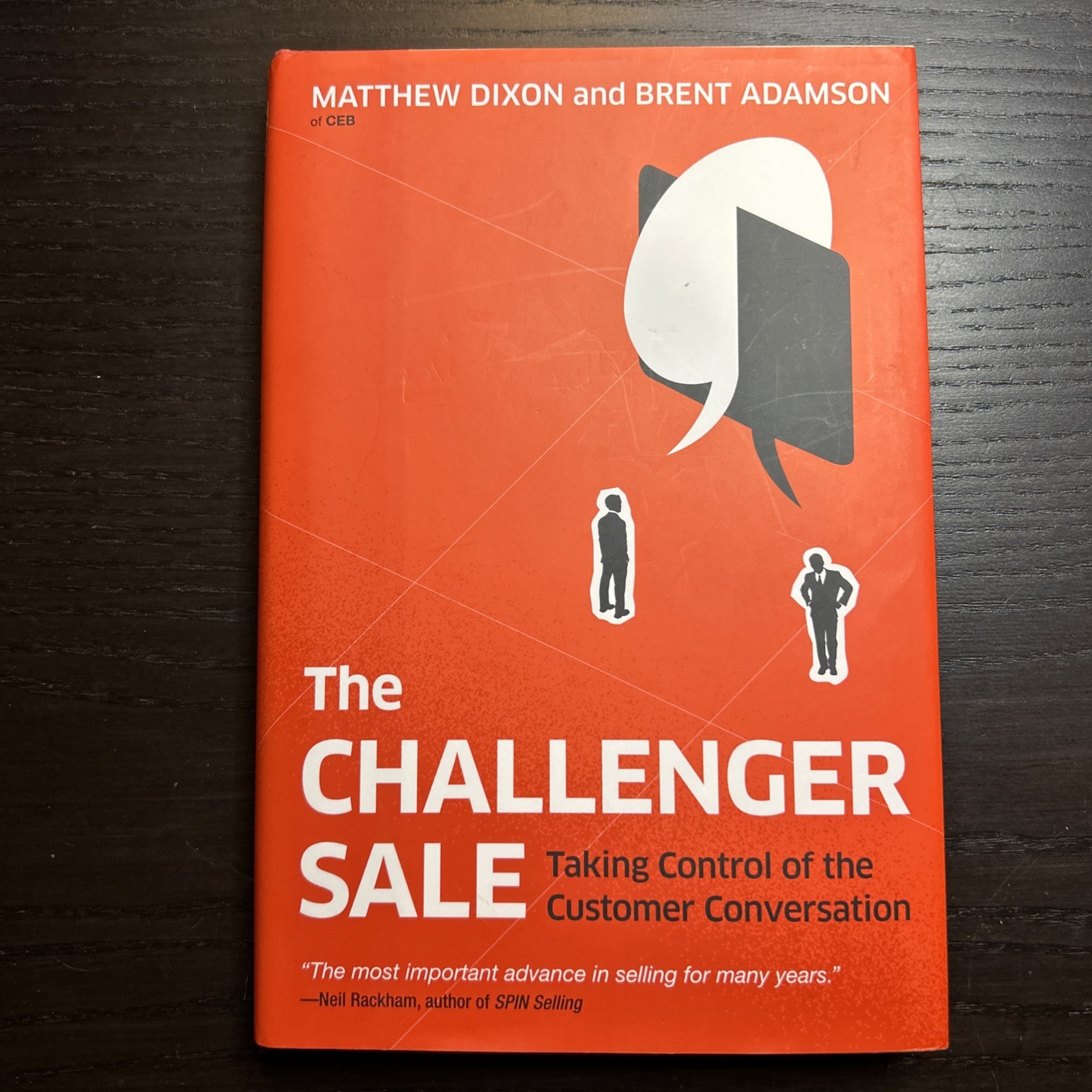 The Challenger Sale by Dixon & Adamson Hardcover Sales Book Good Condition