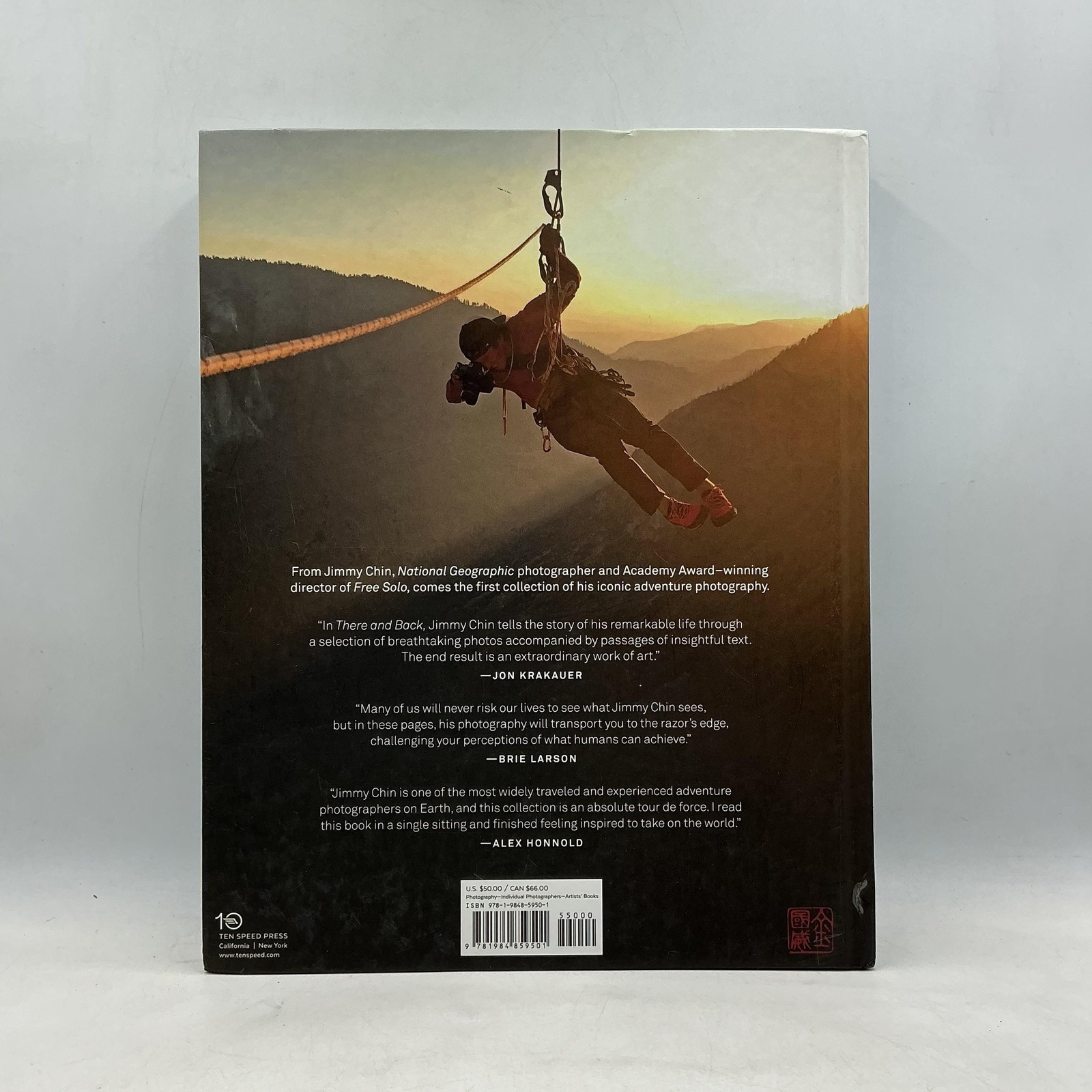 There And Back Photographs From The Edge Jimmy Chin Blue HC 2021 Ten Speed Press