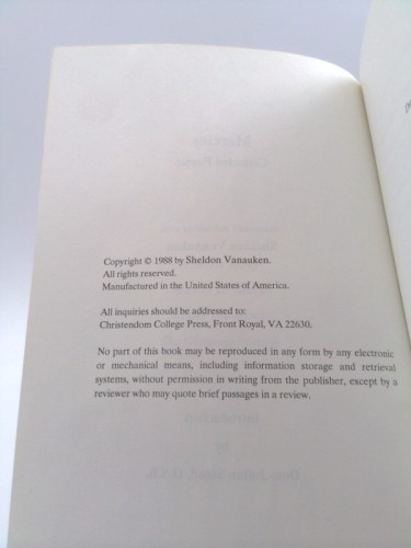 Mercies: Collected Poems by Sheldon Vanauken