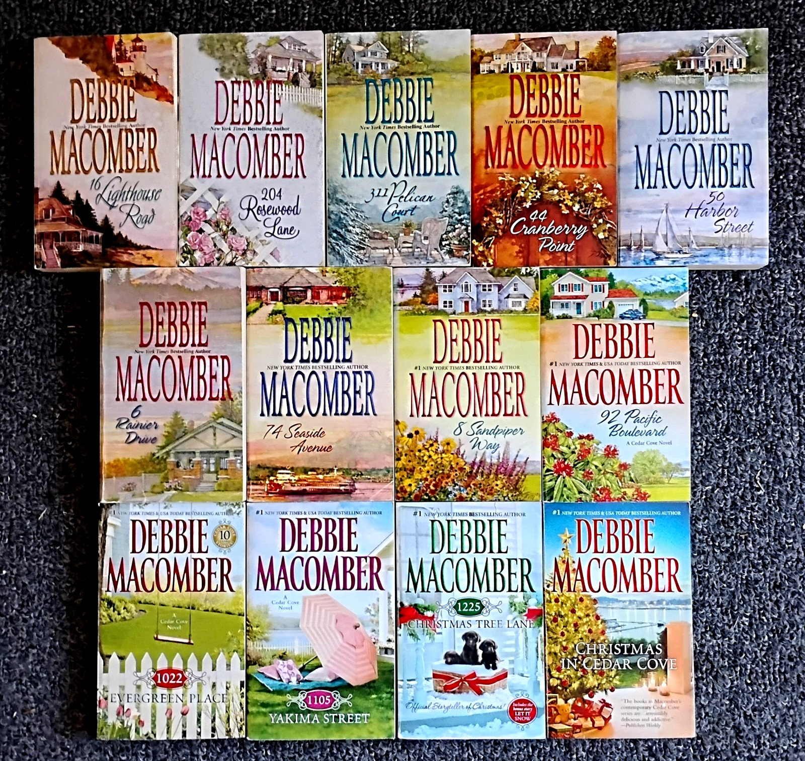 Debbie Macomber CEDAR COVE Complete Series 13 Book Lot #1-13 Set Paperback
