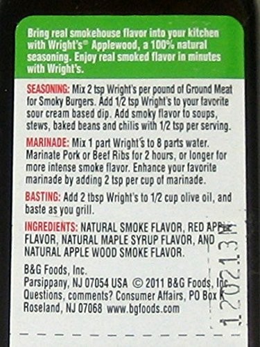 WRIGHT’S All Natural Applewood Liquid Smoke – 3.5 Oz Fl (Pack of 3)