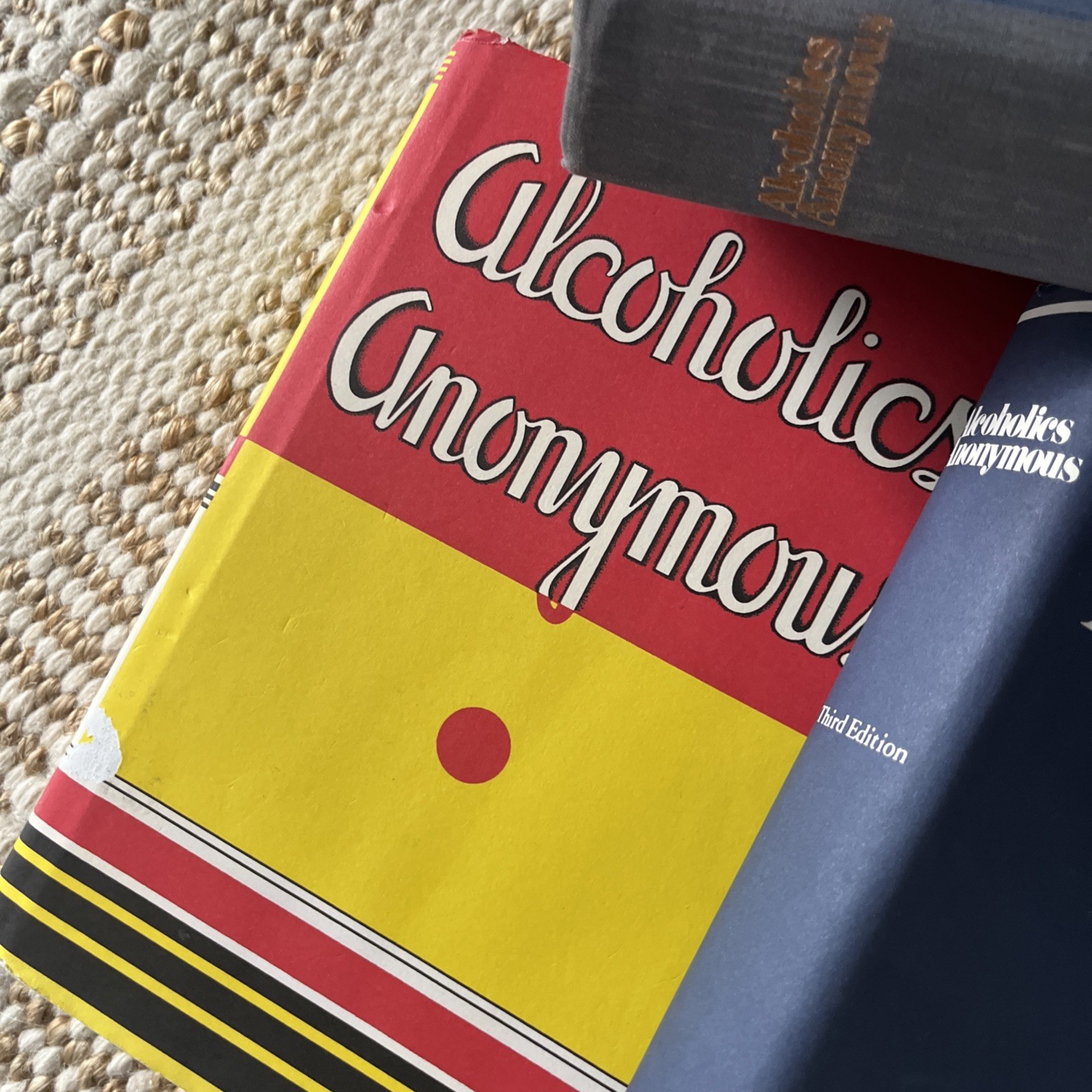 Alcoholics Anonymous 1939 Big Book Hard Cover Vintage 1976 Lot Of 3 + 2 Small