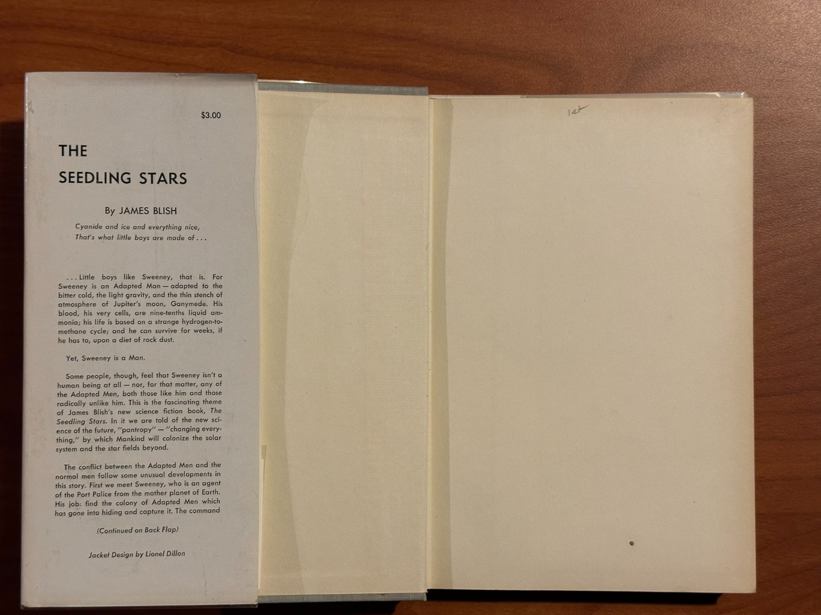 THE SEEDLING STARS by James Blish – HB/DJ 1957 FIRST – GNOME Press